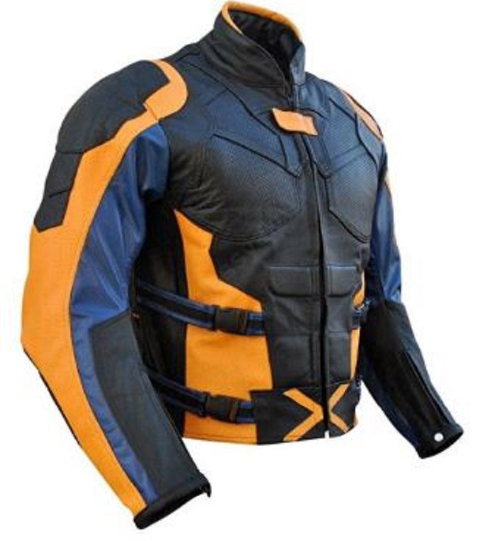 Celebrita X Xmen 4 Leather Motorcycle Jacket with Armor Protection eBay