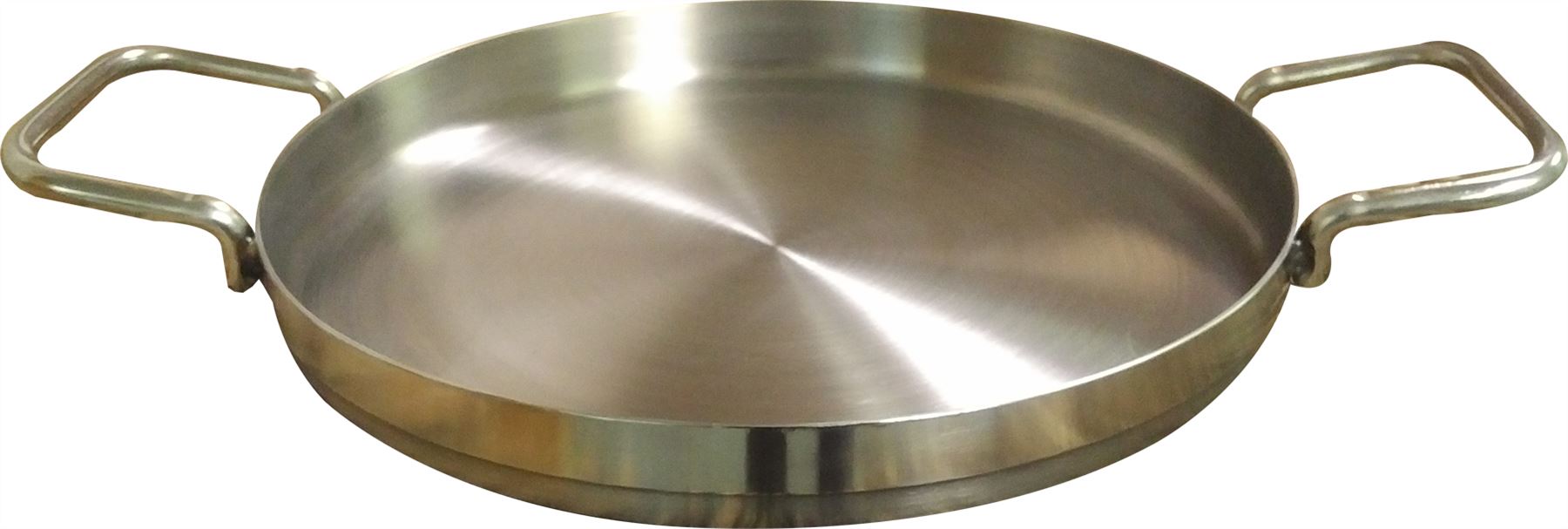 Ballington Flat Stainless Steel Griddle Comal Pan Grill Fry for Outdoor