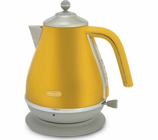 DELONGHI Icona Capitals KBOC3001.Y Jug Kettle Yellow Currys eBay