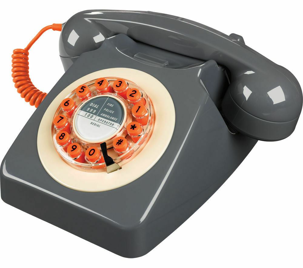 WILD & WOLF 746 Corded Phone Concrete Grey Currys 5060121267534 eBay