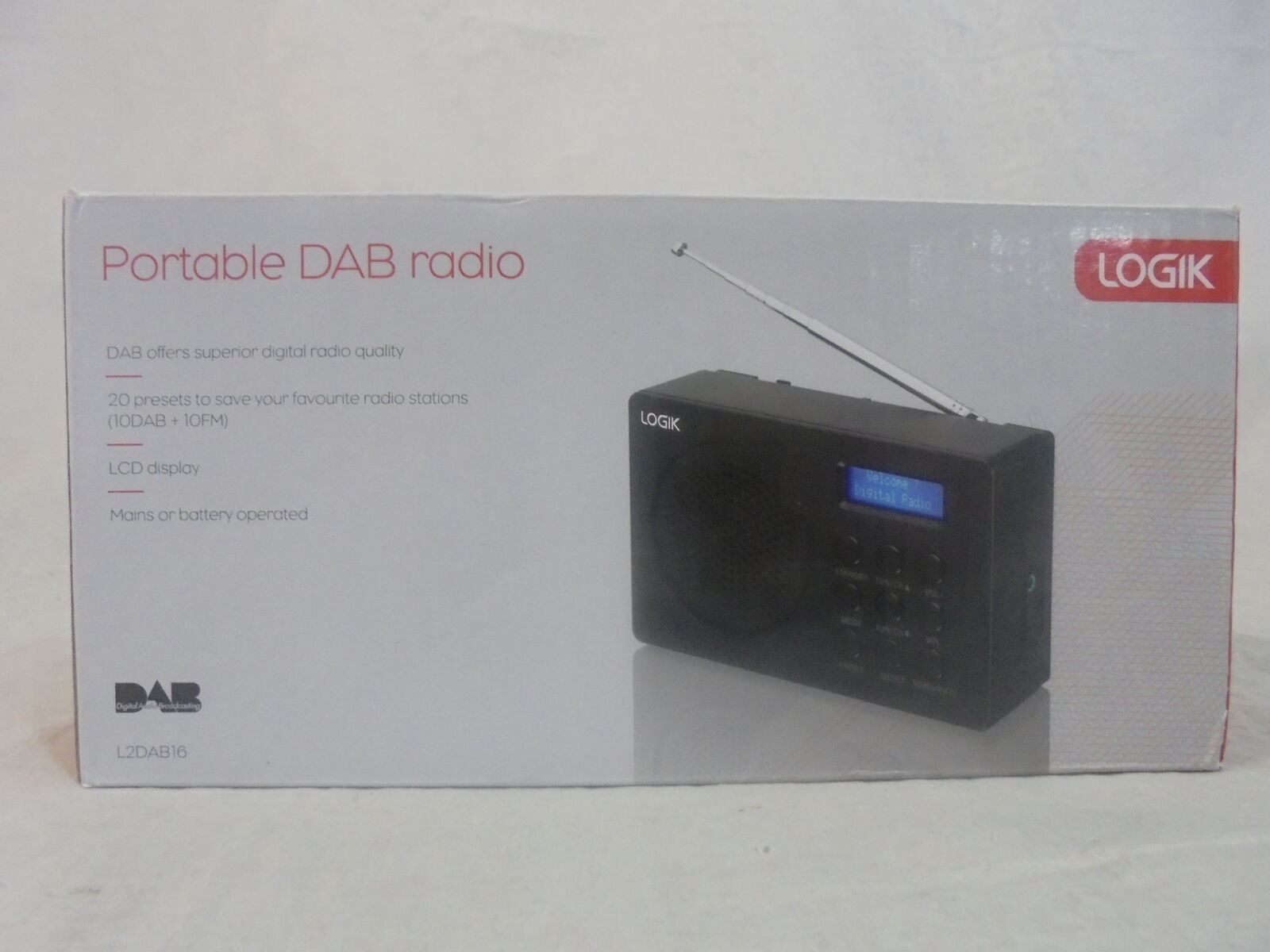 LOGIK L2DAB16 Portable DAB/FM Radio Black Currys 5017416558280 eBay