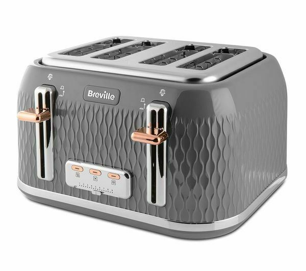 BREVILLE Curve VTT912 4 Slice Toaster Breville Curve 4 Slice Toaster