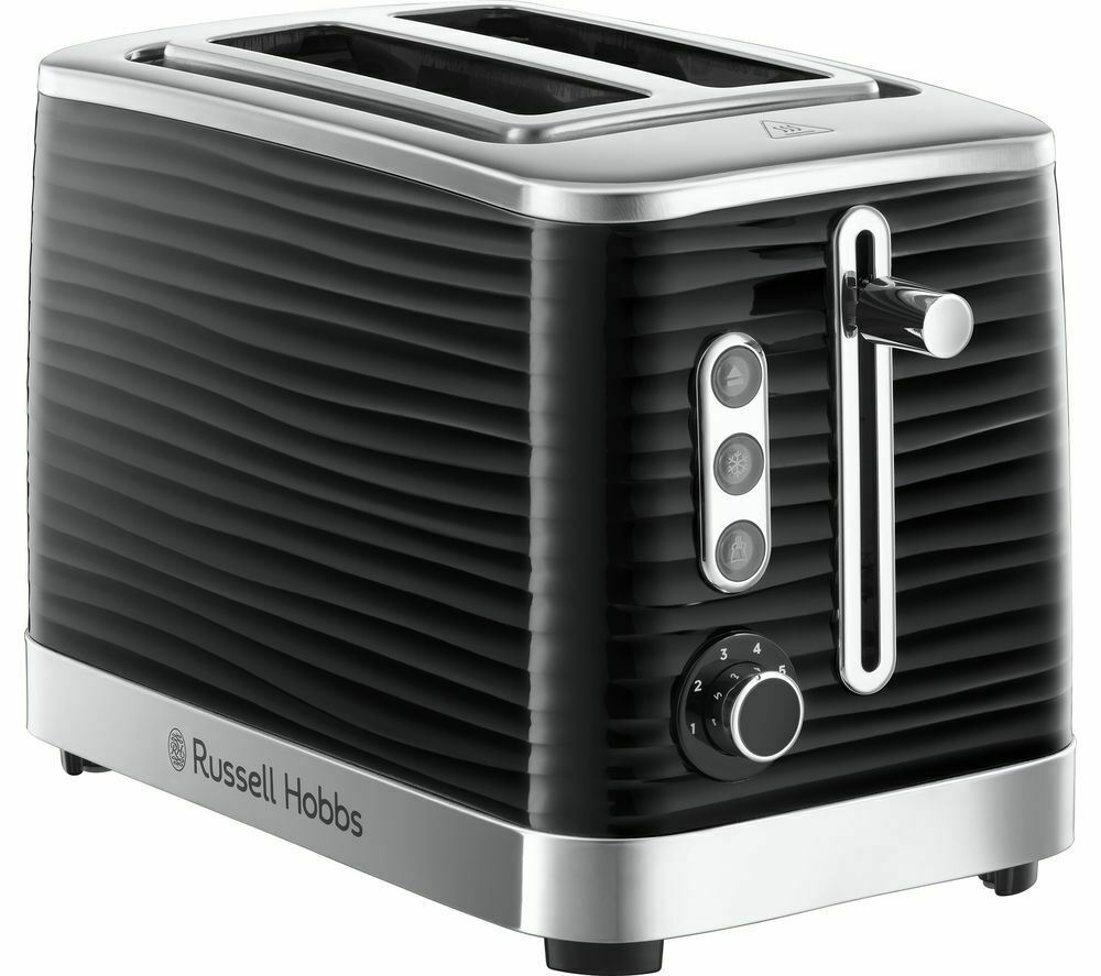RUSSELL HOBBS Inspire 24370 2Slice Toaster Black Currys DAMAGE BOX 4008496972562 eBay