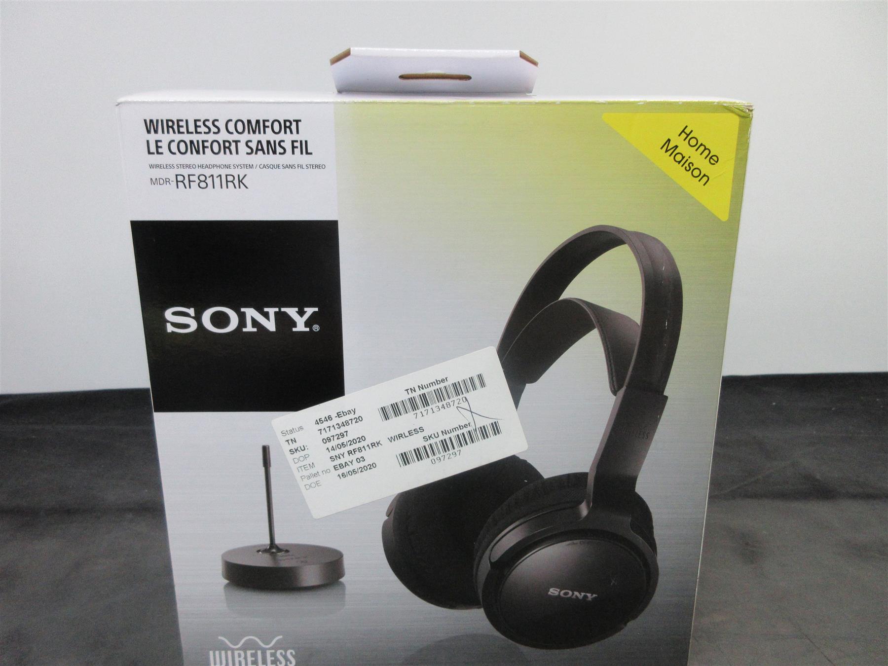 SONY MDRRF811RK Wireless Headphones Black Currys 4905524950304 eBay