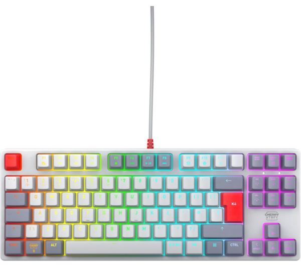 CHERRY Xtrfy K4V2 TKL Mechanical Gaming Keyboard - Retro