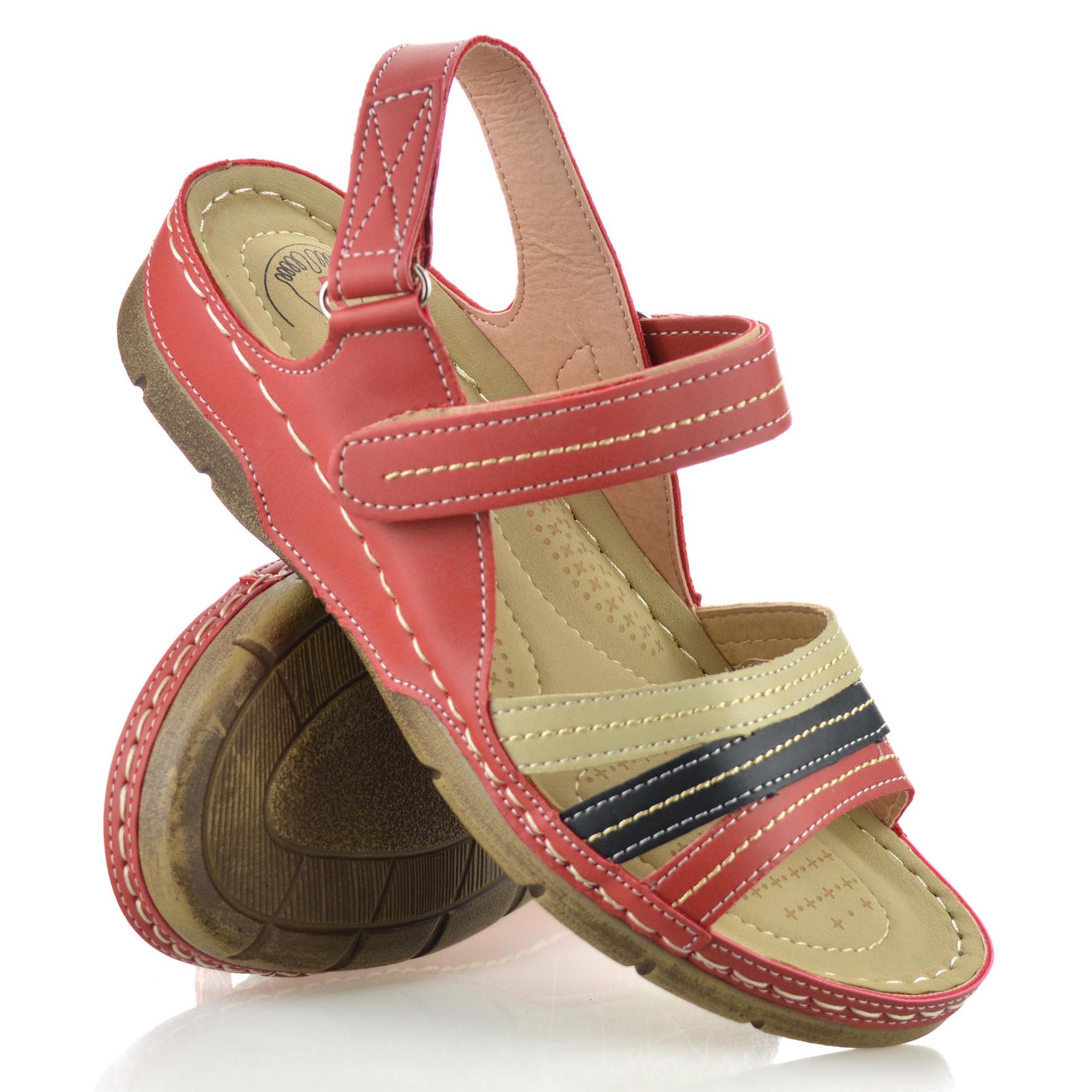 Damas Mujeres Tacón Medio Cuña Espuma con Memoria Verano Caminar Sandalias Mules Zapatos Talla - Imagen 26 de 33