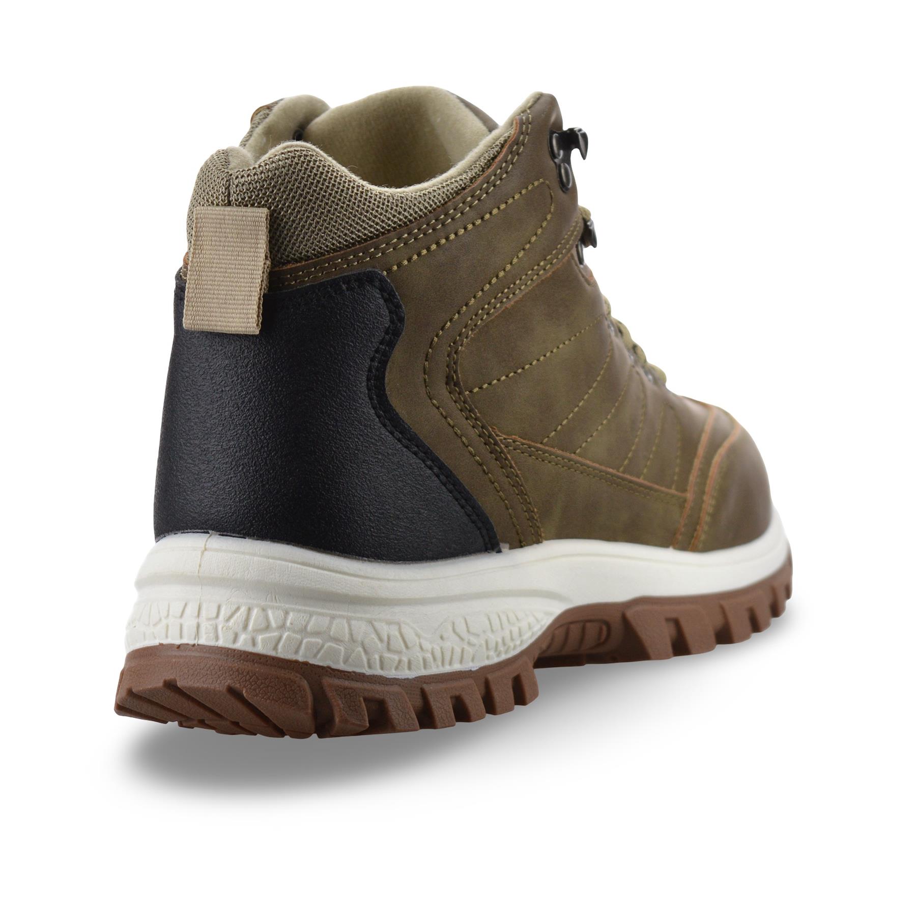 Scarpe da ginnastica uomo passeggio escursionismo casual pelliccia calda nuovi stivaletti stringati misura - Foto 22 di 25