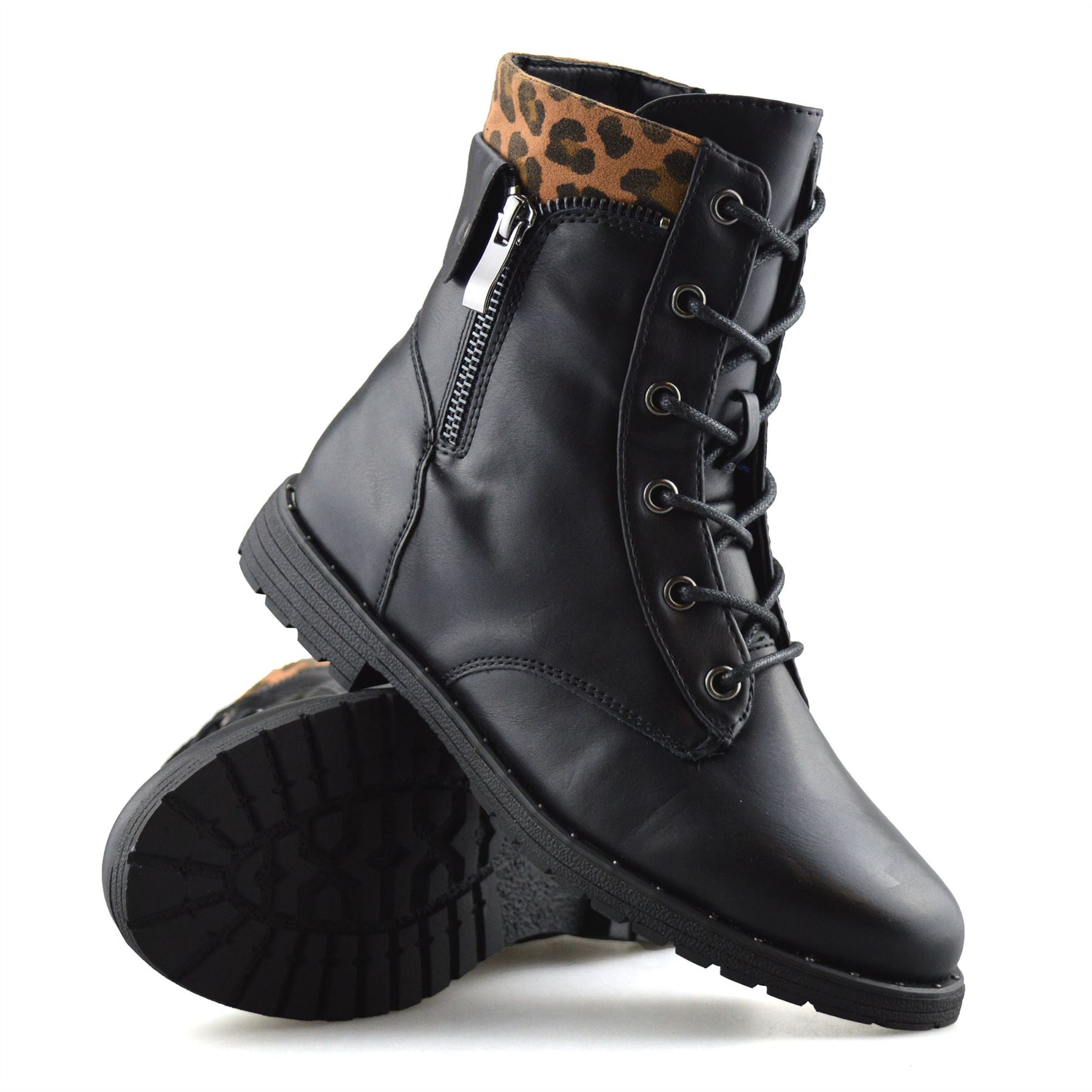 Girls Kids Childrens New Casual Smart Zip Up School Ankle Biker Boots