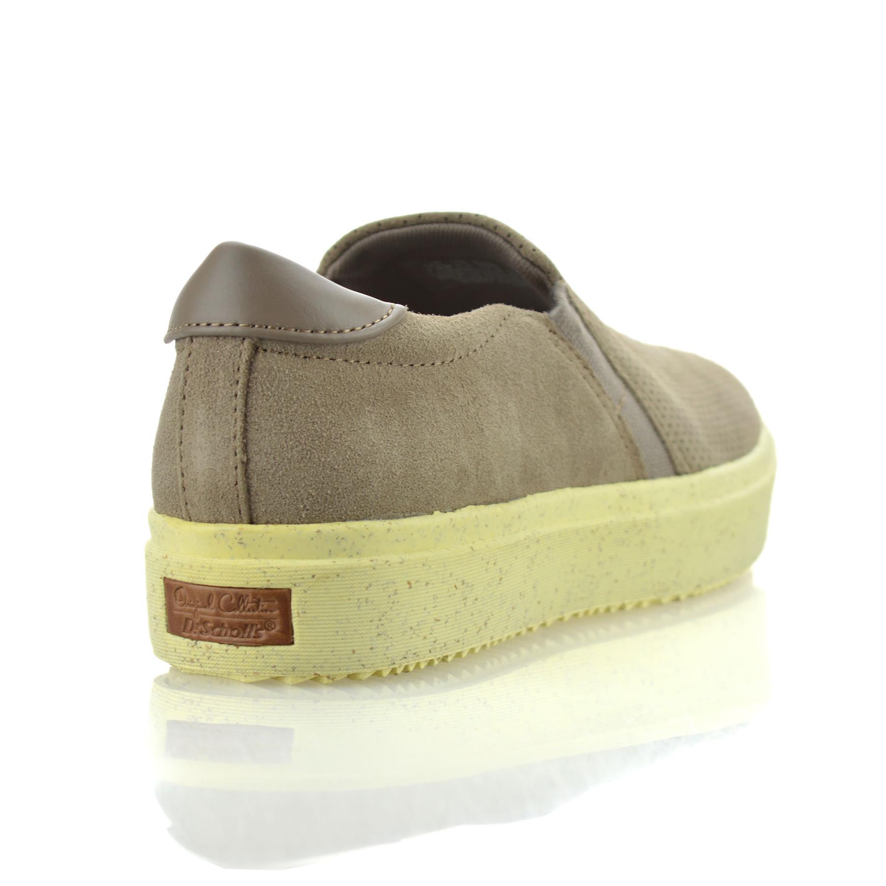 Womens Dr Scholls Leather Memory Foam Slip On Casual Walking Trainers Shoes Size - Picture 23 of 27