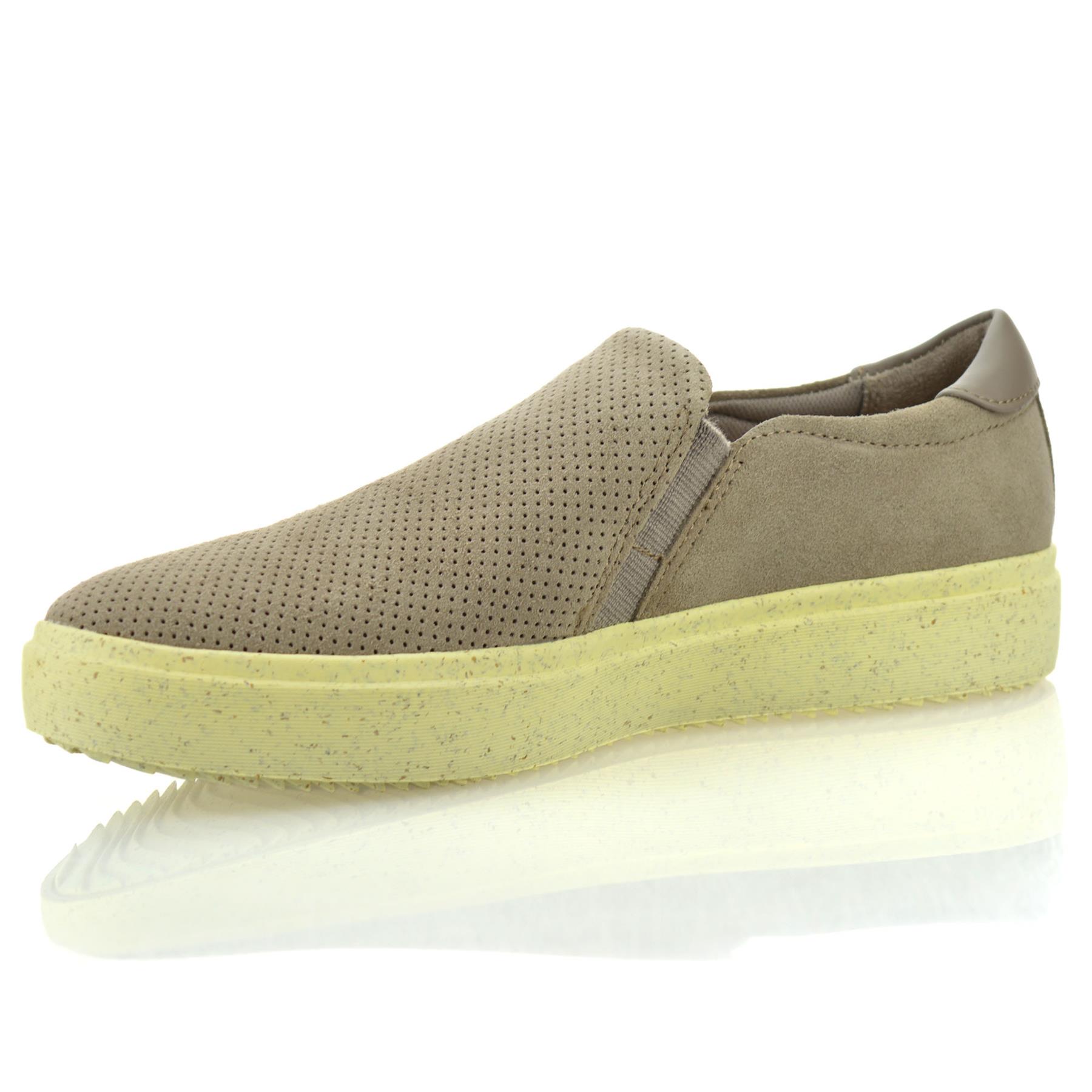 Womens Dr Scholls Leather Memory Foam Slip On Casual Walking Trainers Shoes Size - Picture 24 of 27