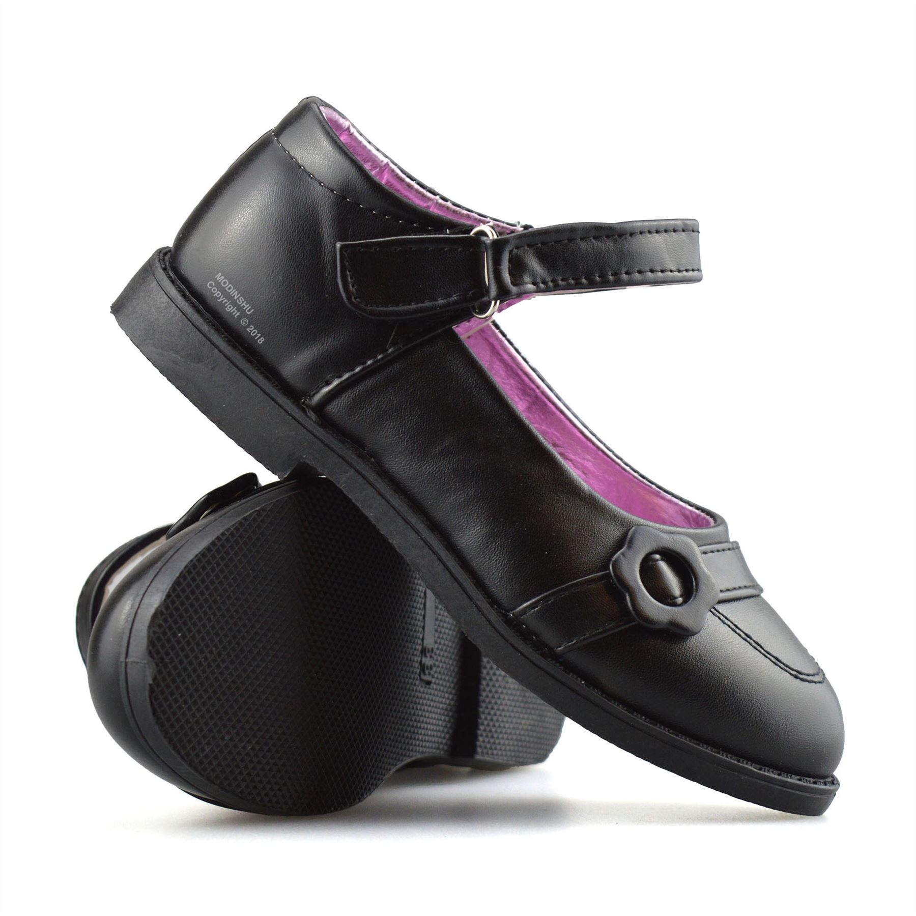 Girls Kids New Childrens Formal Smart Casual Mary Jane Back To School Shoes Size