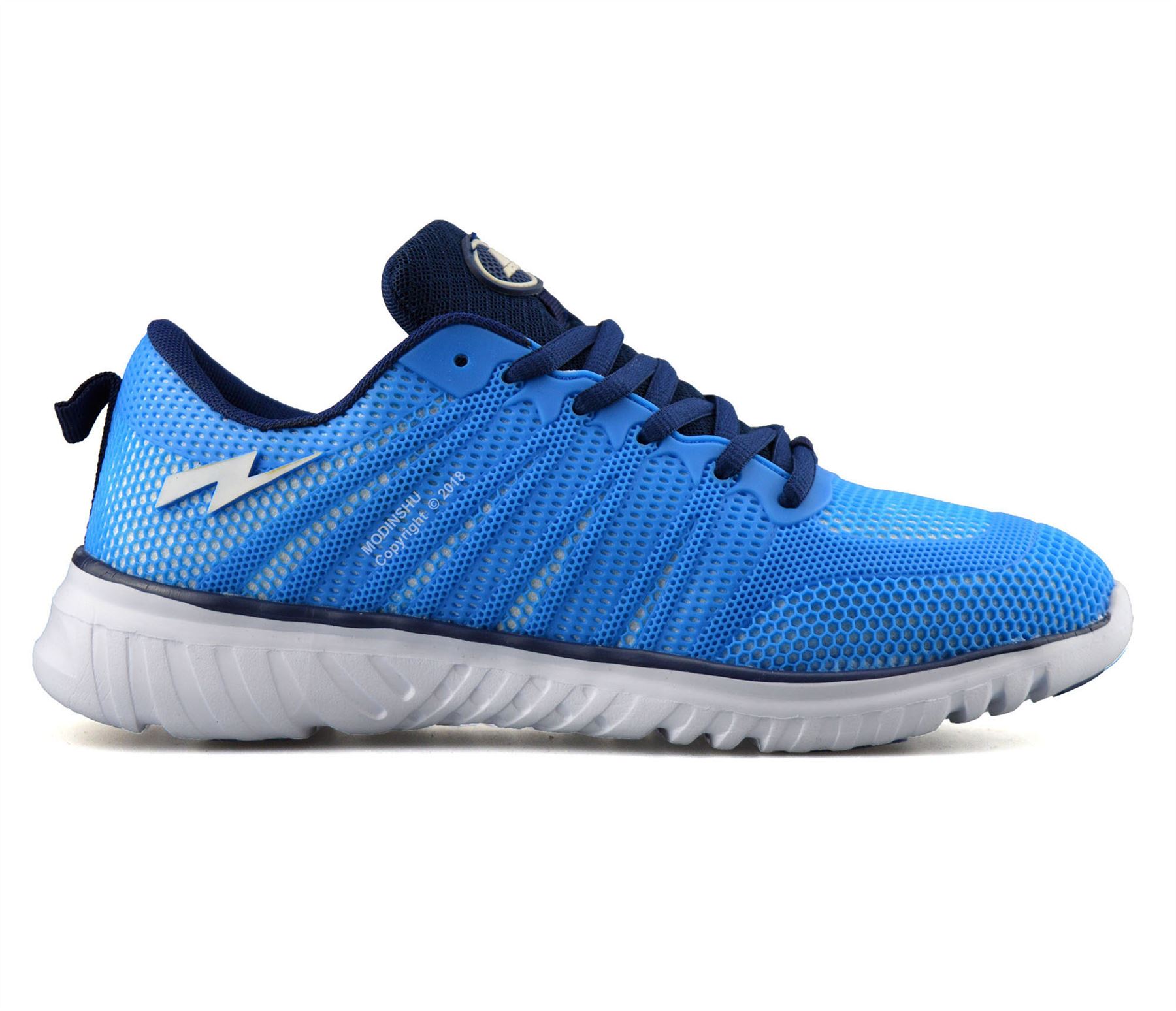 Mens Casual Running Walking Sports Gym Shock Absorbing Lace Trainers