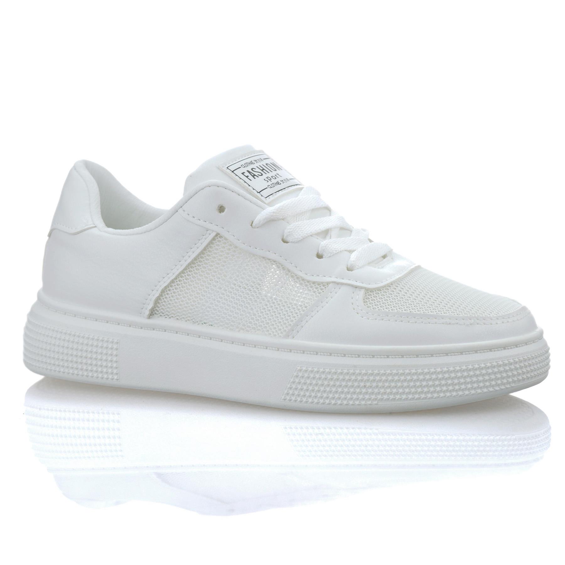 Damenschuhe lässig Schnürschuhe Memory Foam Gehen Sport Fitnessstudio Turnschuhe Größe - Bild 20 von 32