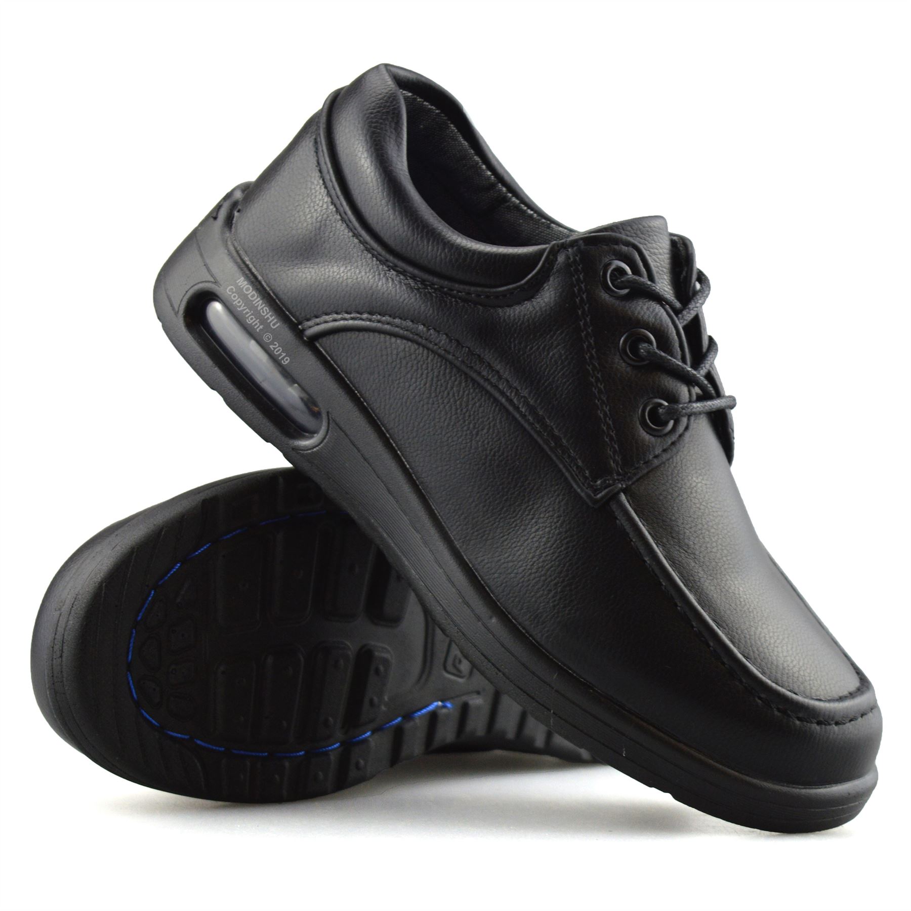 black formal trainers