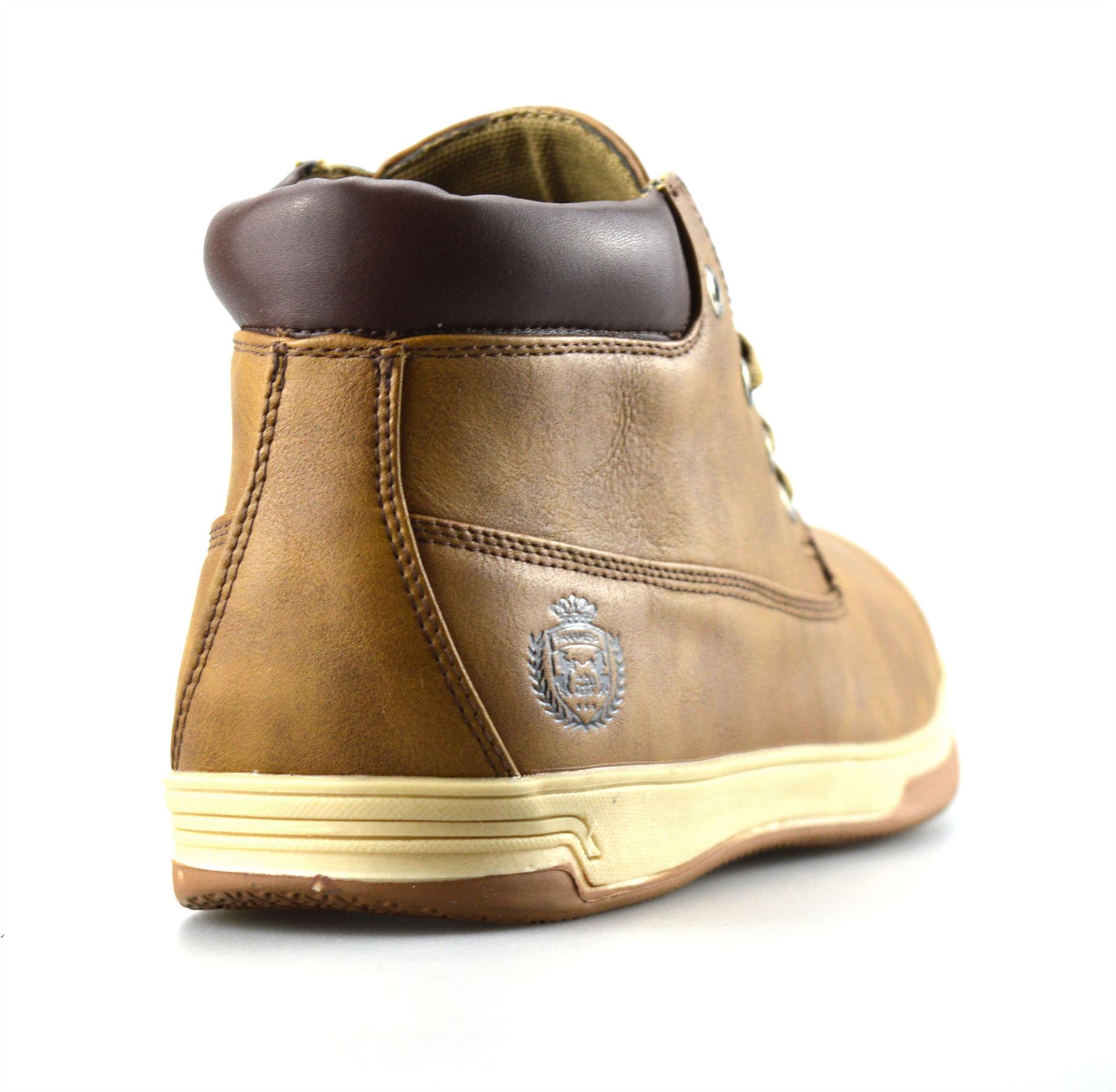 Mens Casual Walking Hiking Trail Work Desert Chukka Lace Ankle Boots Shoes Size - Picture 20 of 23