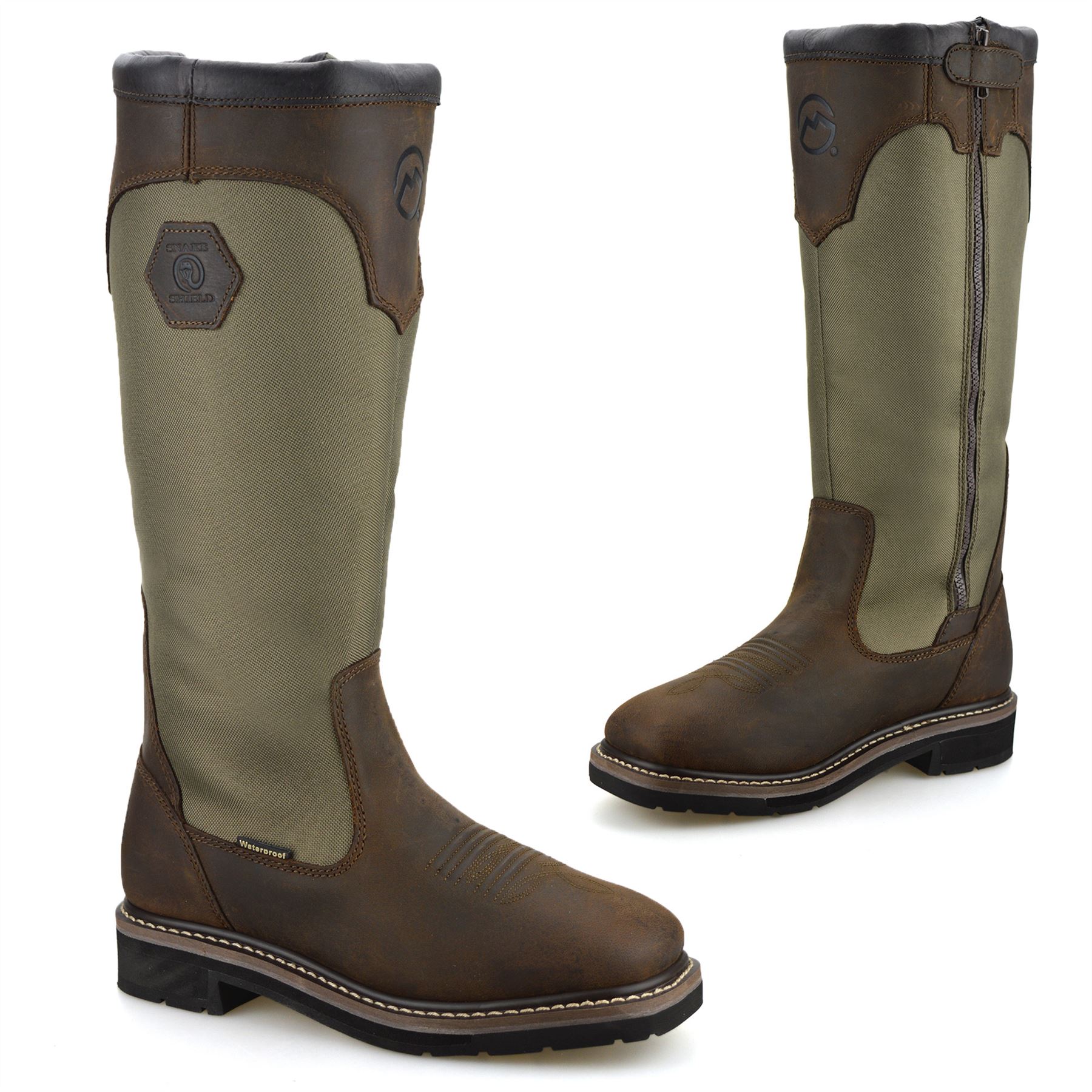 zip up waterproof boots