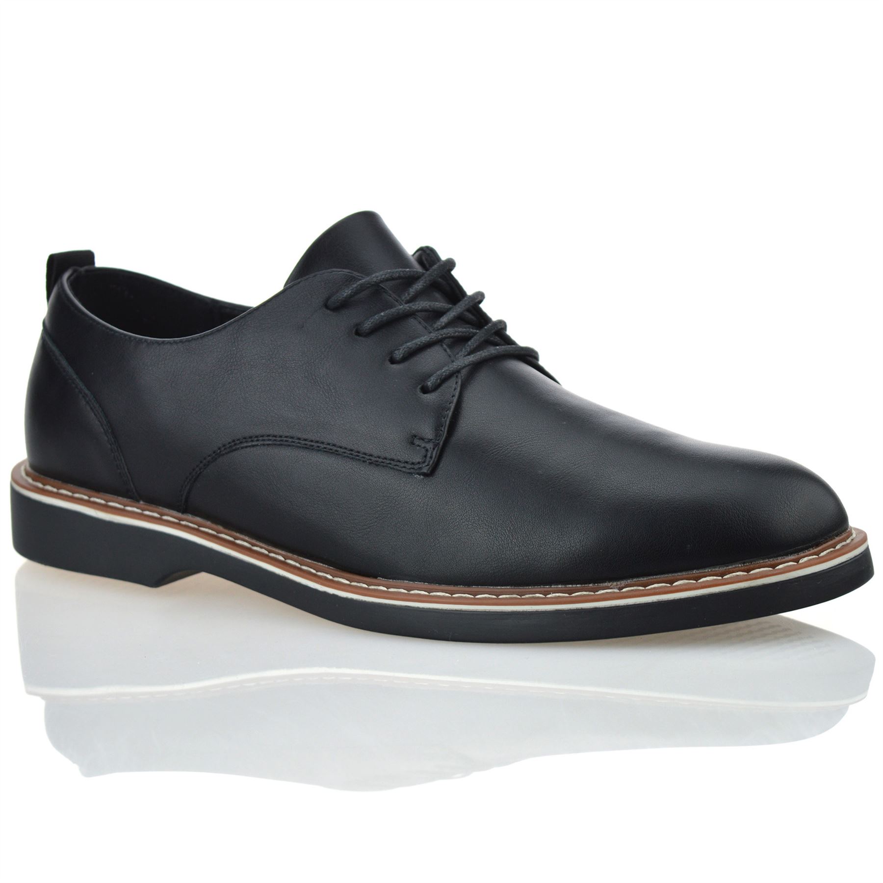 Mens New Smart Casual Lace Up Memory Foam Oxford School Work 