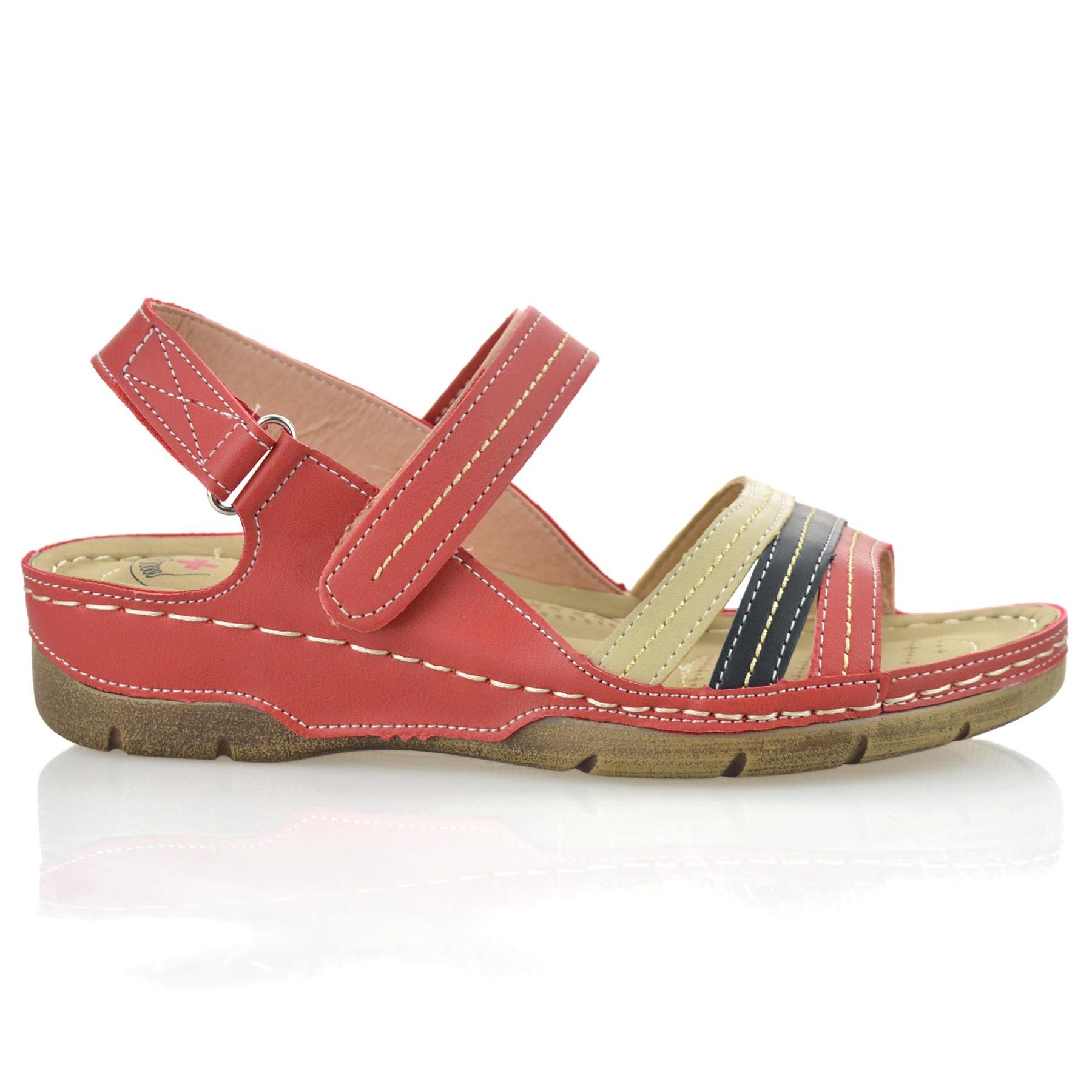 Damas Mujeres Tacón Medio Cuña Espuma con Memoria Verano Caminar Sandalias Mules Zapatos Talla - Imagen 21 de 33