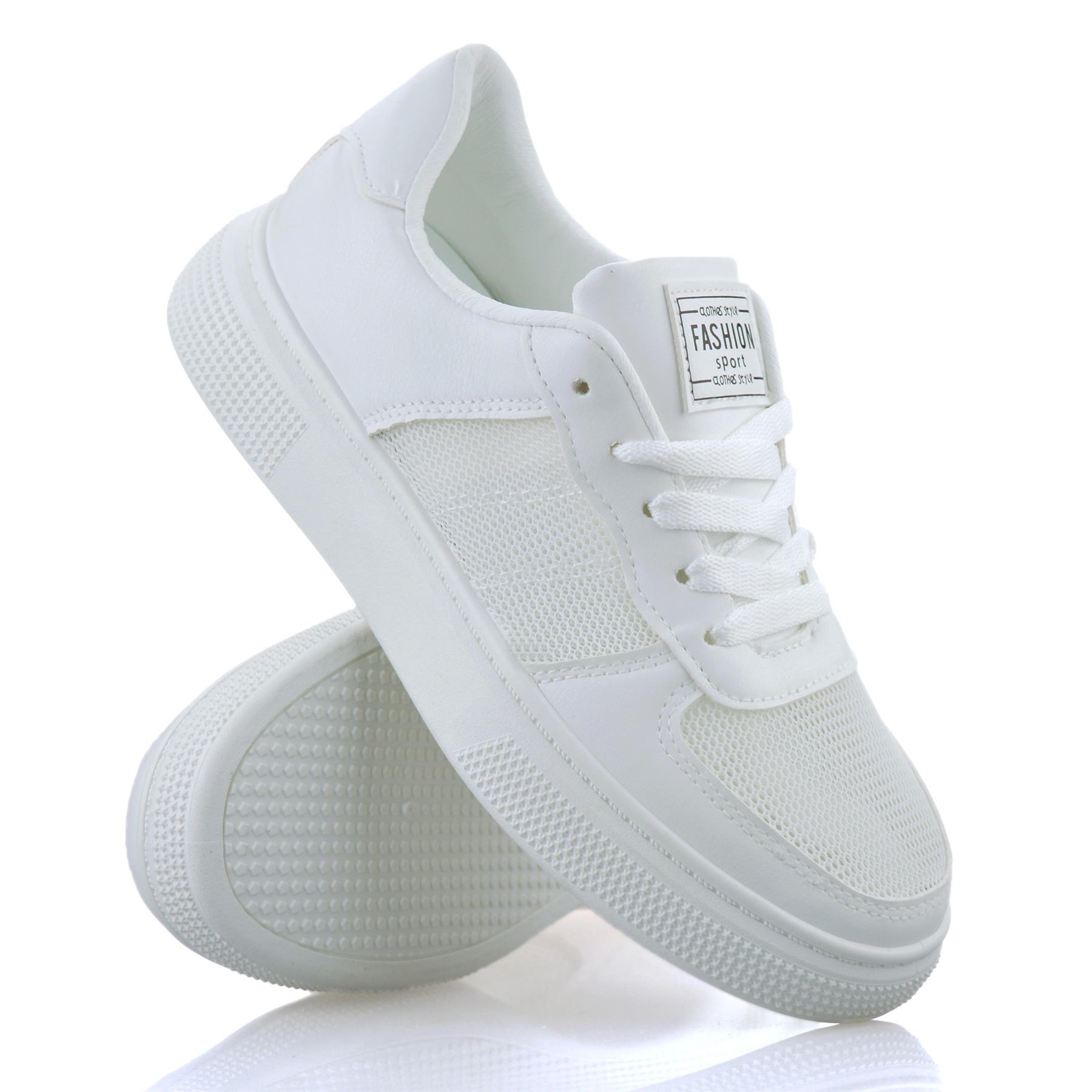 Damenschuhe lässig Schnürschuhe Memory Foam Gehen Sport Fitnessstudio Turnschuhe Größe - Bild 19 von 32
