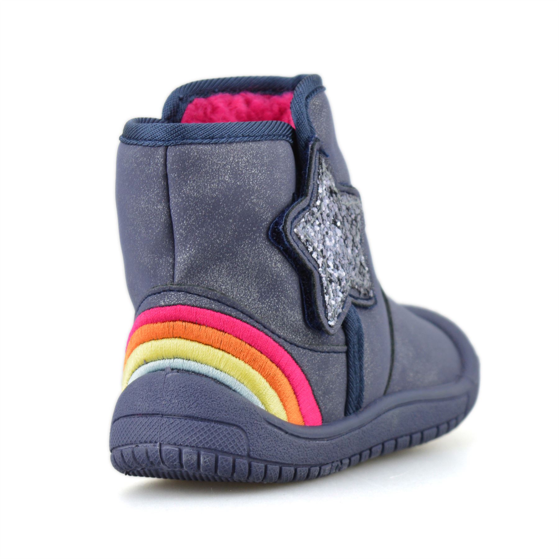 Boys Girls Infants Warm Fur Winter Walking Touch Strap Ankle Boots Shoes Size - Picture 21 of 25