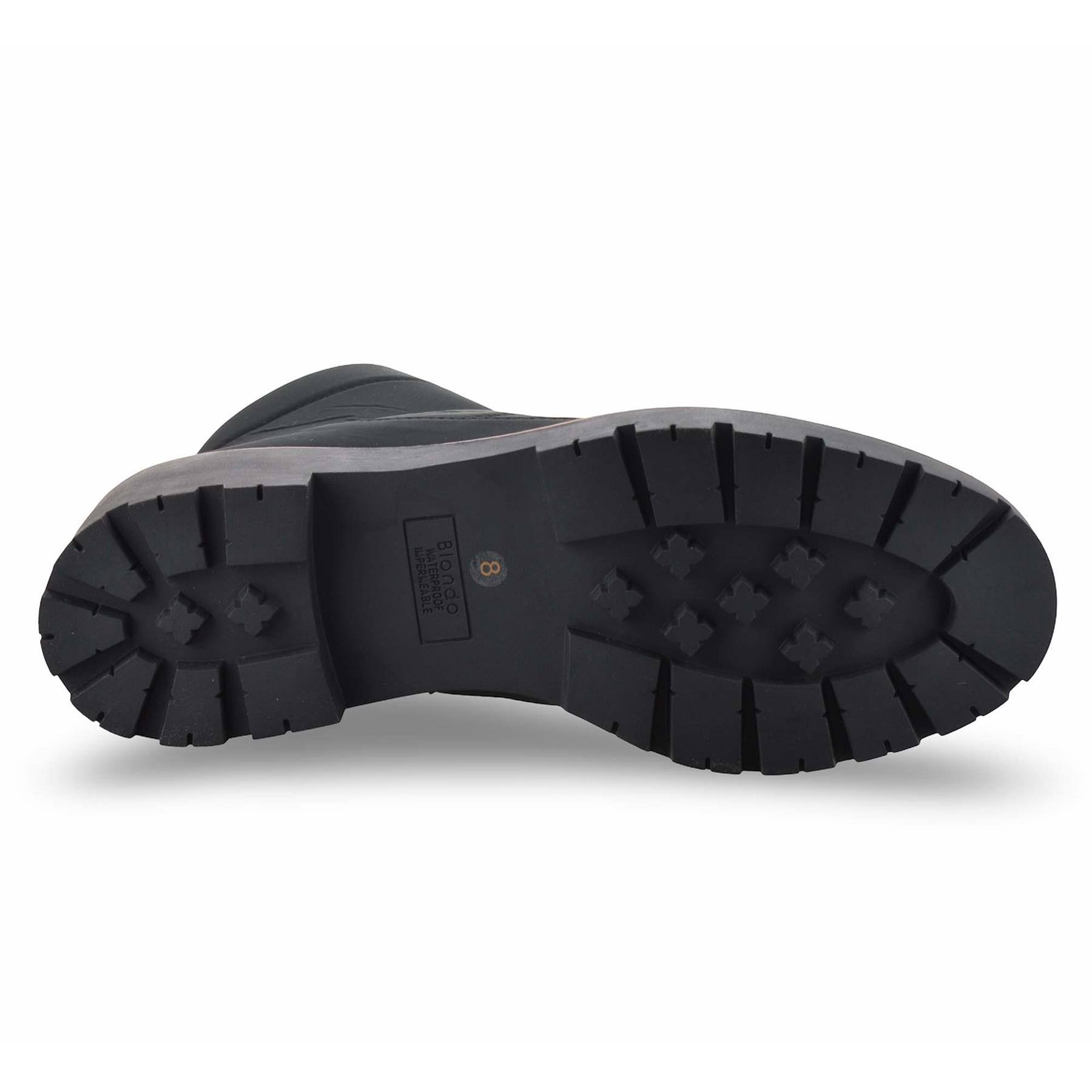 Scarpe stivaletti chelsea donna zip impermeabili invernali caldi biker misura - Foto 14 di 16