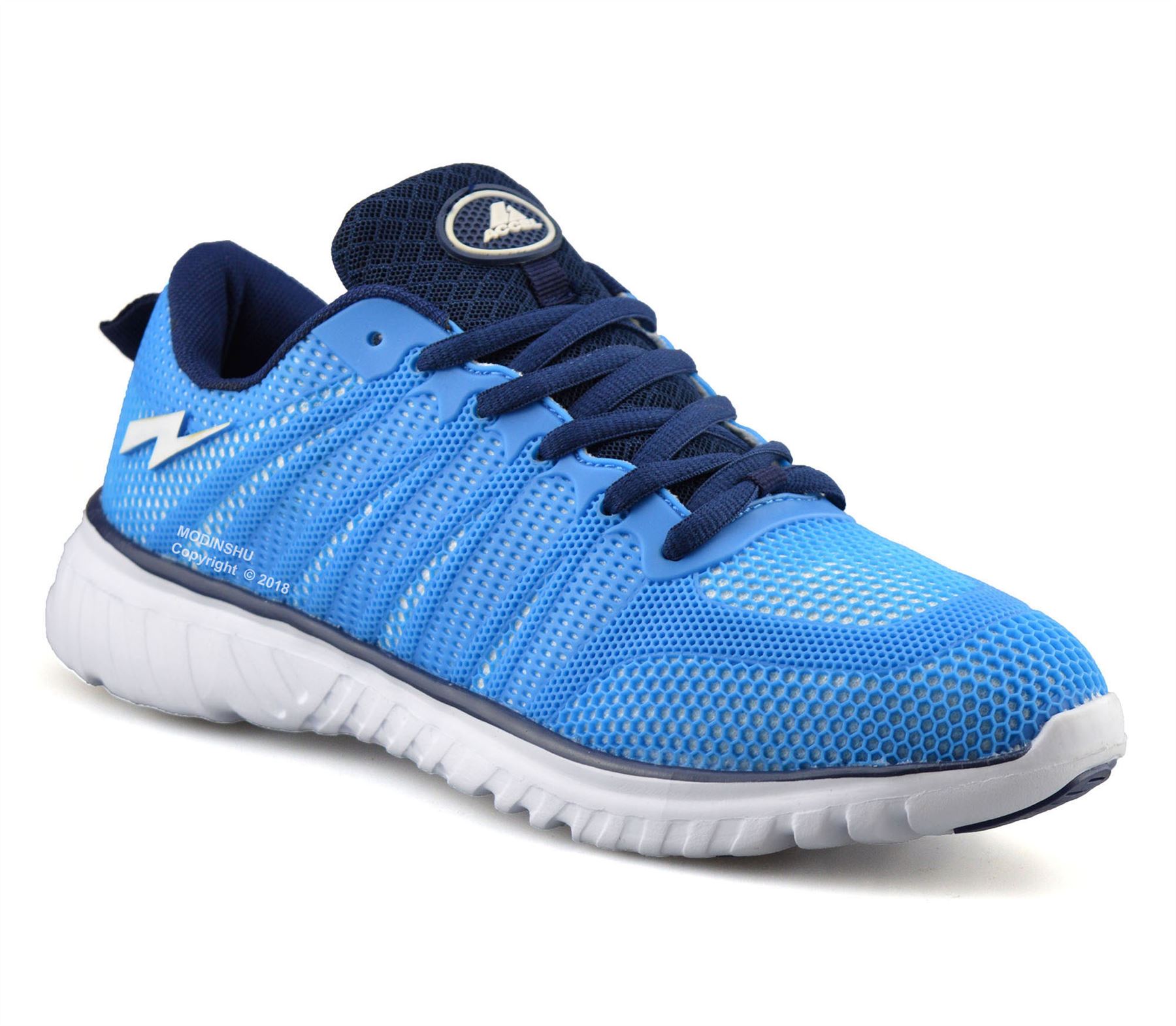 Mens Casual Running Walking Sports Gym Shock Absorbing Lace Trainers