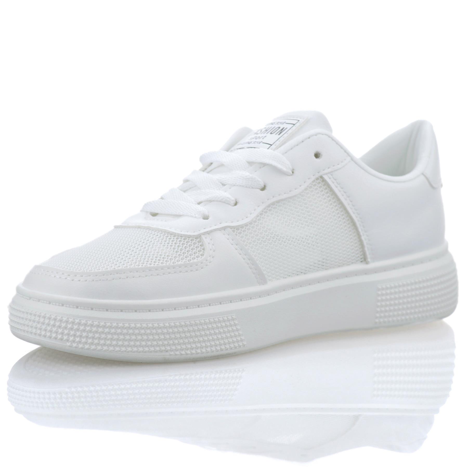 Damenschuhe lässig Schnürschuhe Memory Foam Gehen Sport Fitnessstudio Turnschuhe Größe - Bild 23 von 32