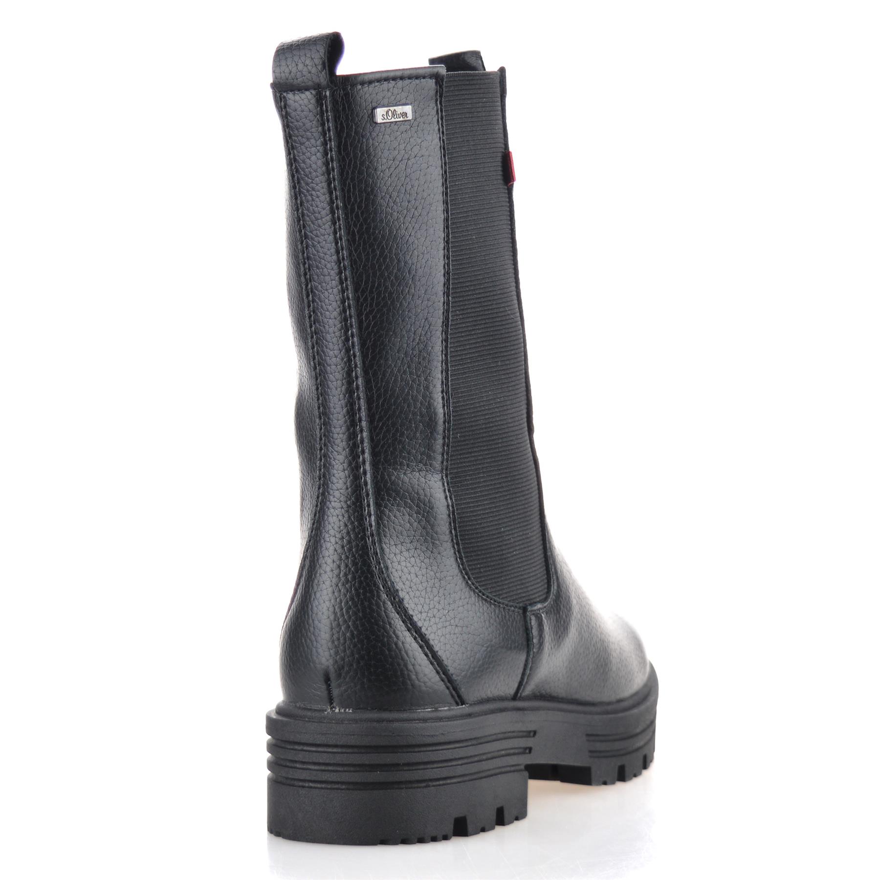 Womens Mid Block Heel Memory Foam Walking Chelsea Ankle Biker Boots Shoes Size - Picture 12 of 16