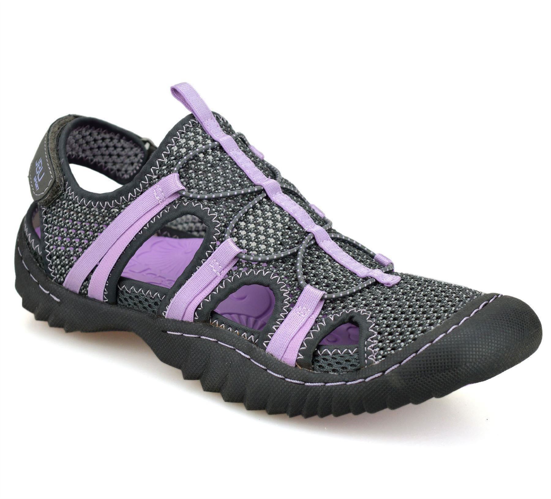 Sandalias sin cordones informales para mujer para caminar deportes espuma viscoelástica aventura zapatos talla - Imagen 19 de 28