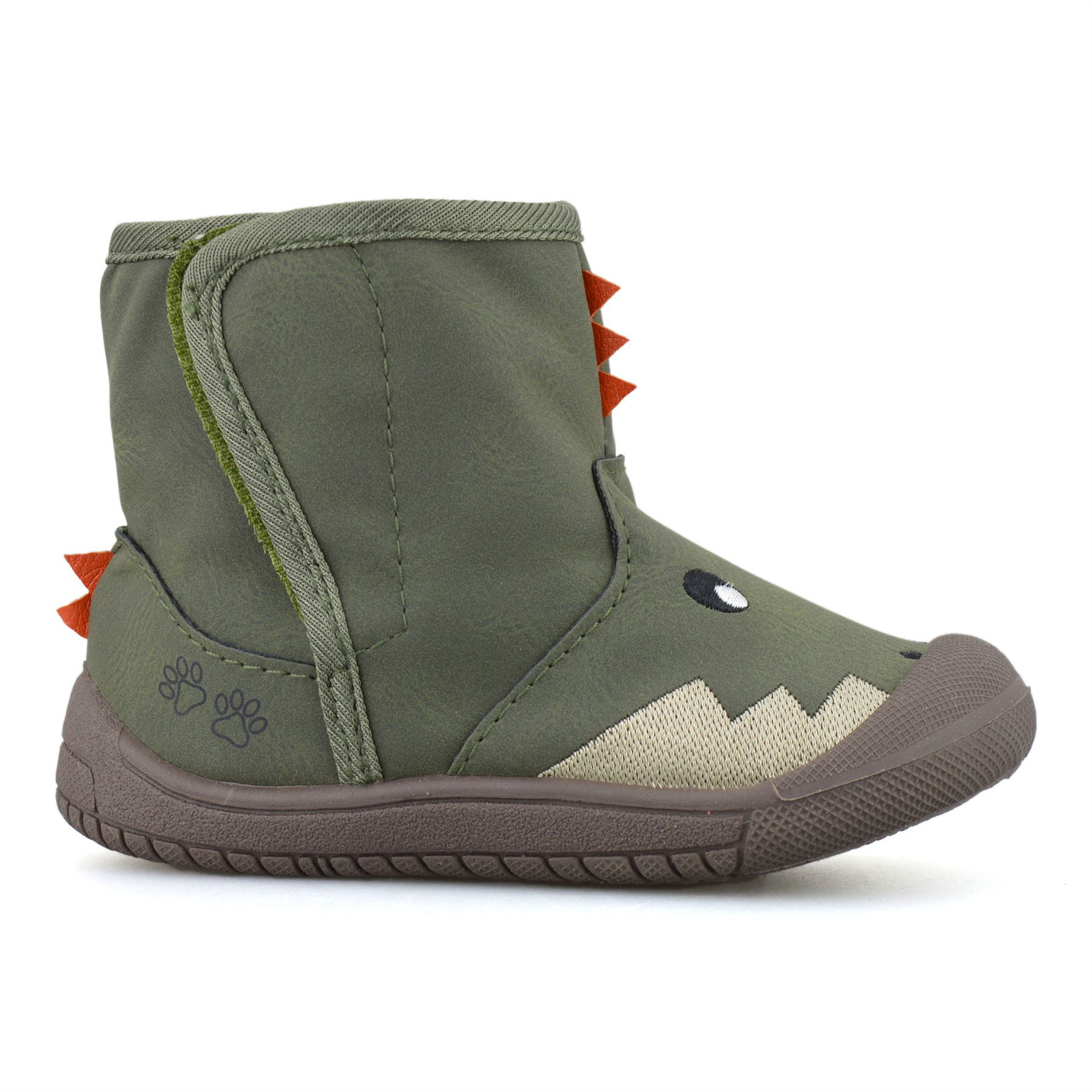 Boys Girls Infants Warm Fur Winter Walking Touch Strap Ankle Boots Shoes Size - Picture 13 of 25