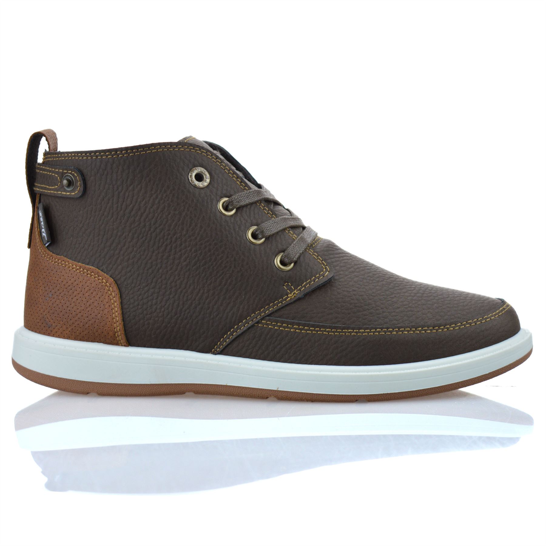 Mens Walking Hiking Memory Foam Casual Lace Up Ankle Boots Trainers Shoes Size