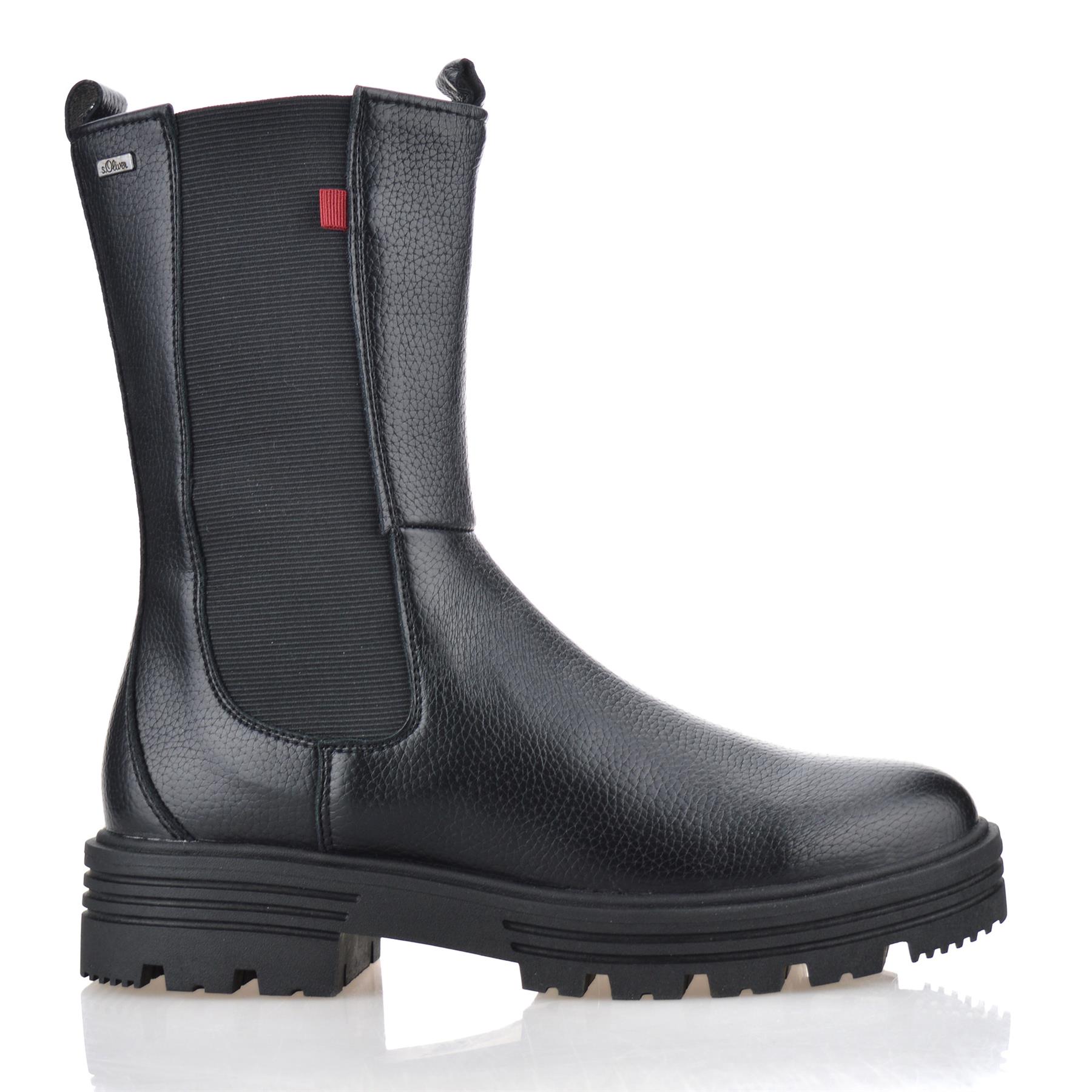 Womens Mid Block Heel Memory Foam Walking Chelsea Ankle Biker Boots Shoes Size - Picture 11 of 16
