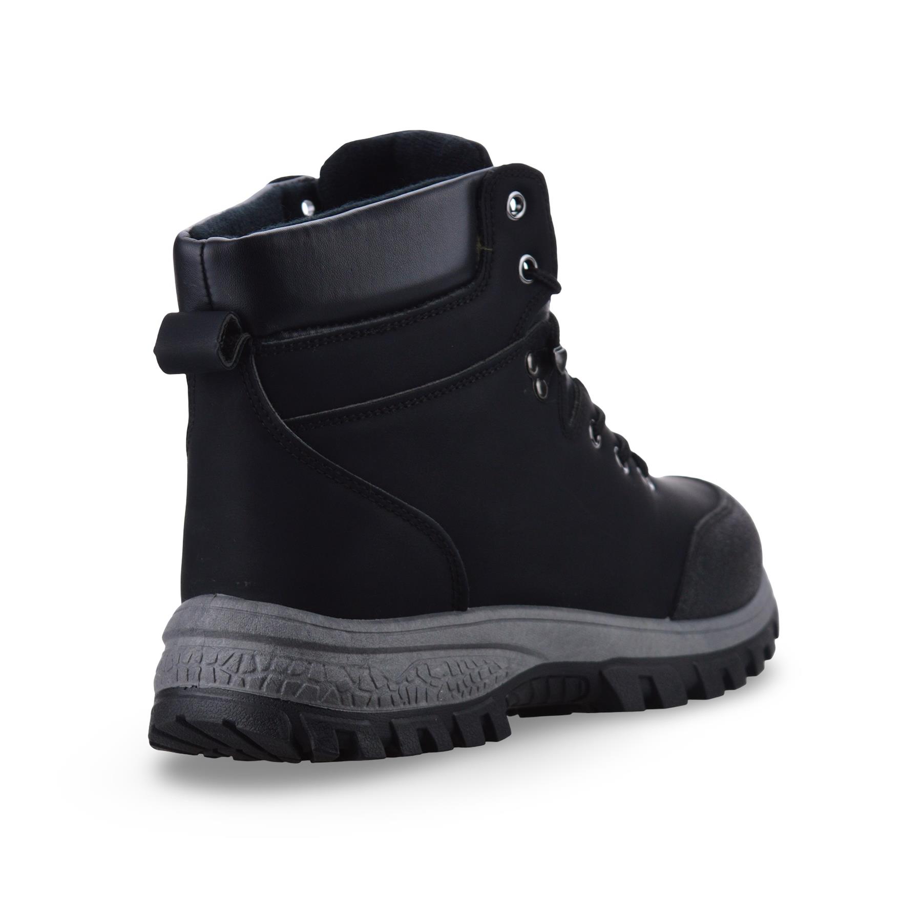 Scarpe da ginnastica uomo passeggio escursionismo casual pelliccia calda nuovi stivaletti stringati misura - Foto 15 di 25