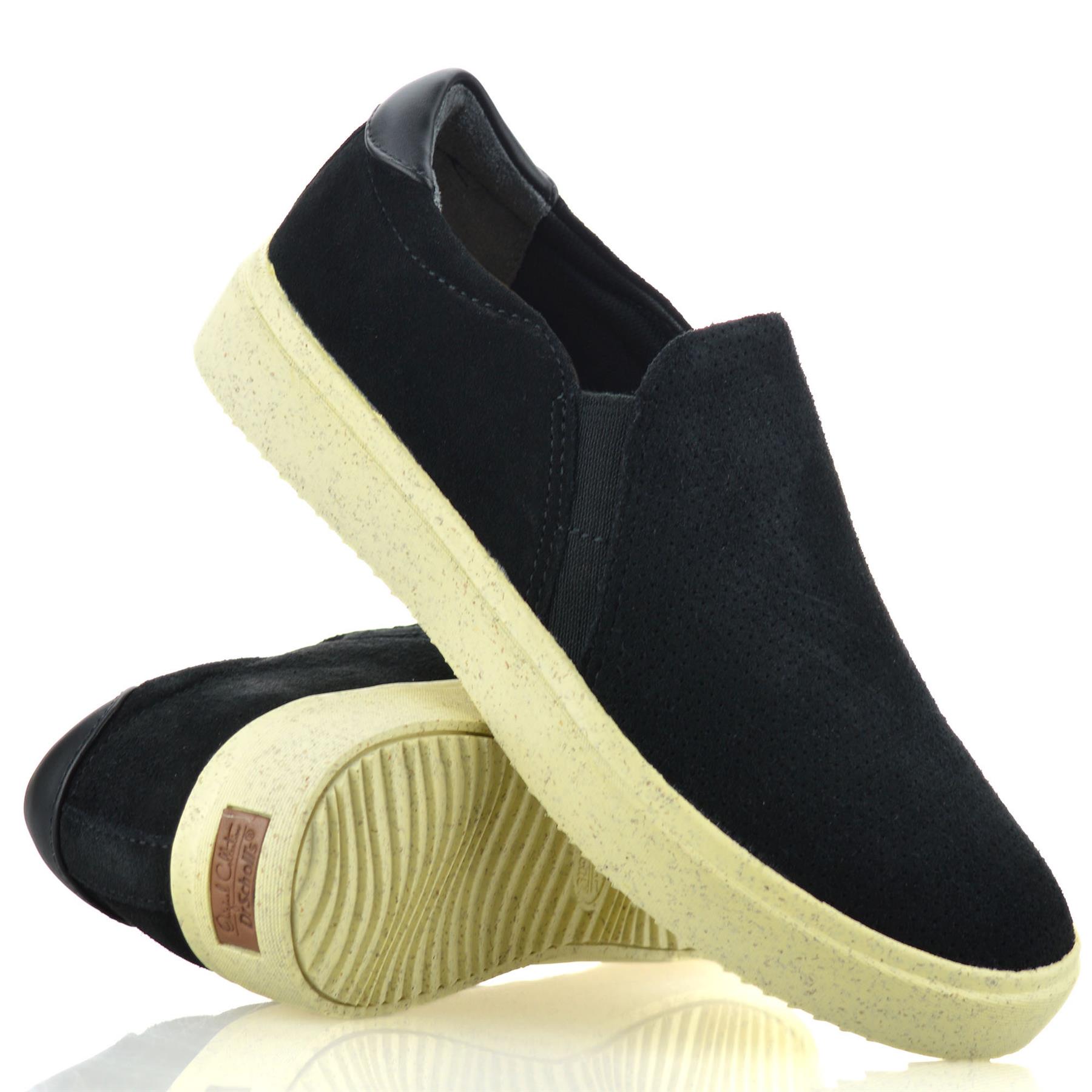 Womens Dr Scholls Leather Memory Foam Slip On Casual Walking Trainers Shoes Size - Picture 12 of 27