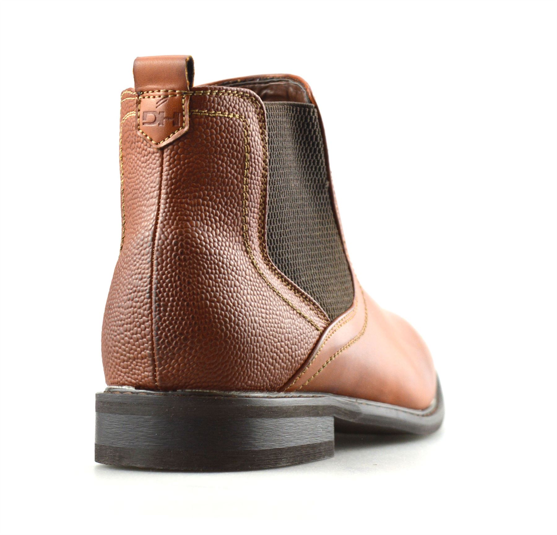 Mens New Chelsea Dealer Formal Casual Work Ankle Cowboy