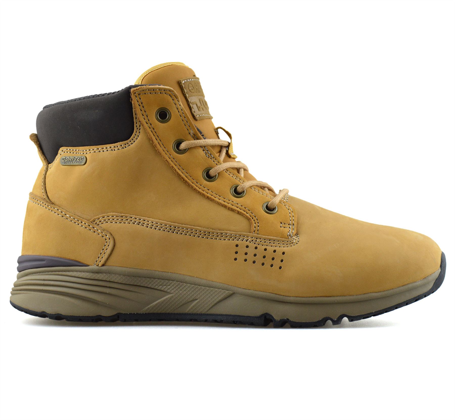 Mens Hi Tec XHail Leather Waterproof Walking Hiking Work Ankle Boots