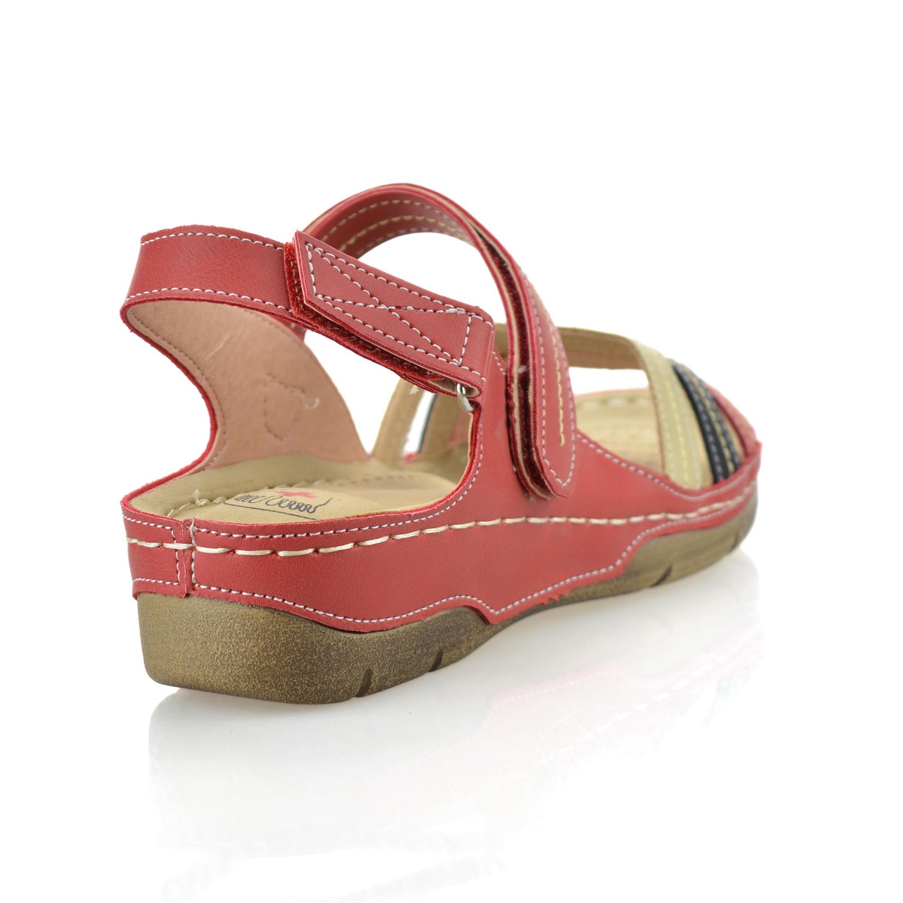 Damas Mujeres Tacón Medio Cuña Espuma con Memoria Verano Caminar Sandalias Mules Zapatos Talla - Imagen 22 de 33