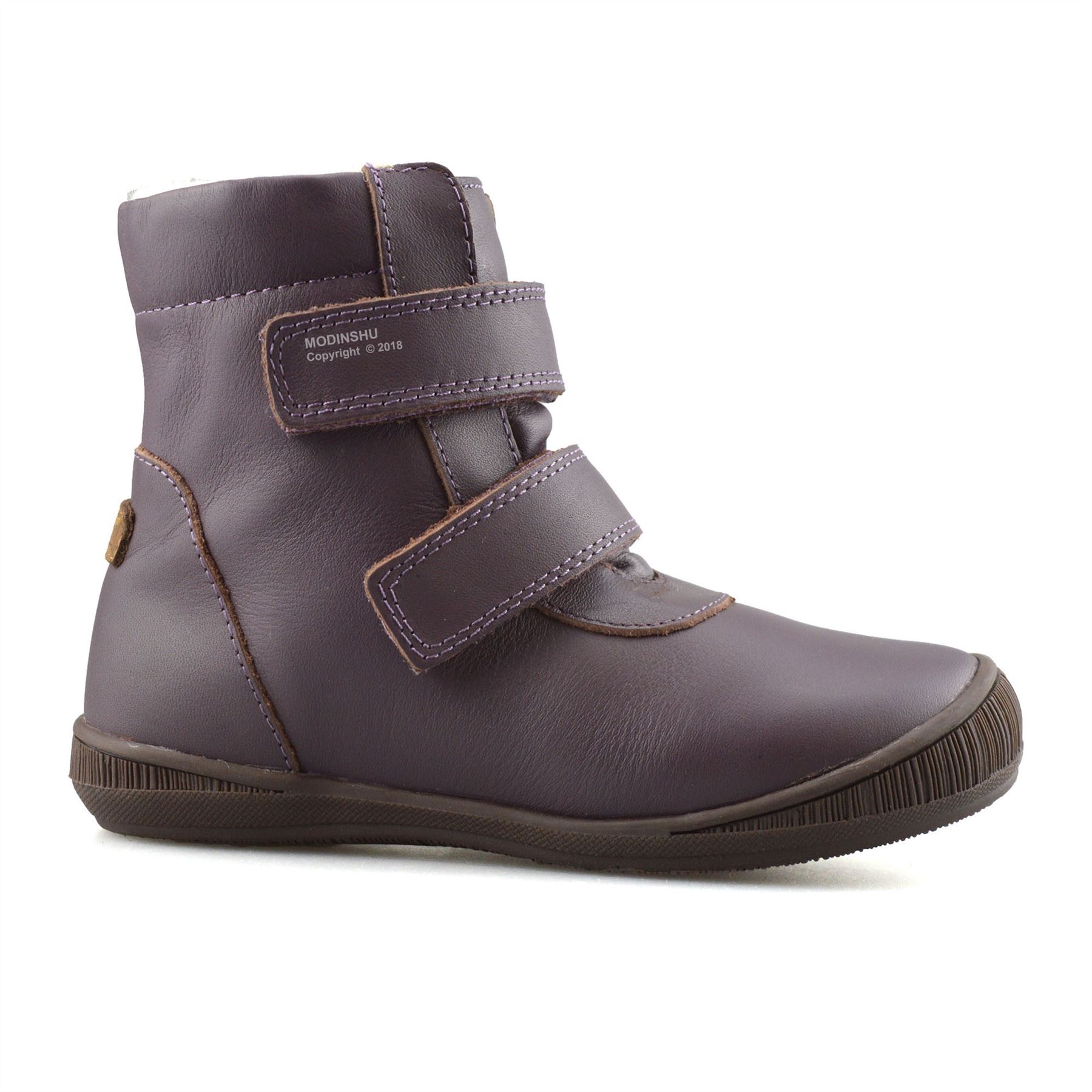 Boys Girls Kids Infants Leather Casual Winter Warm Fur Ankle Boots Shoes Size