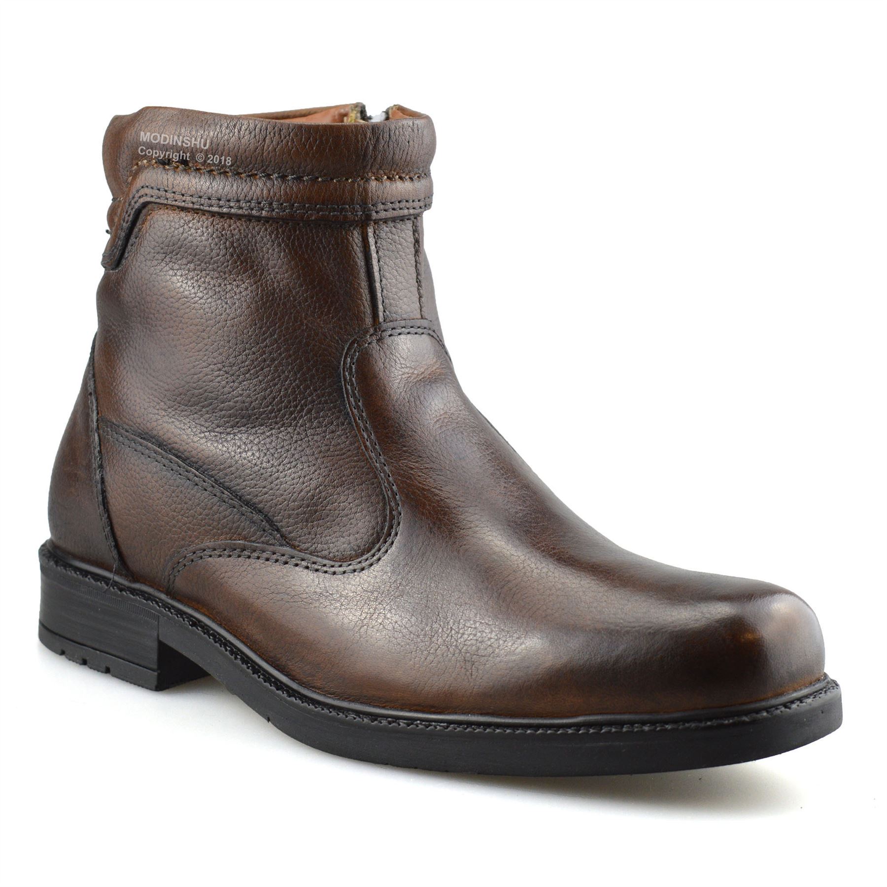mens zip walking boots