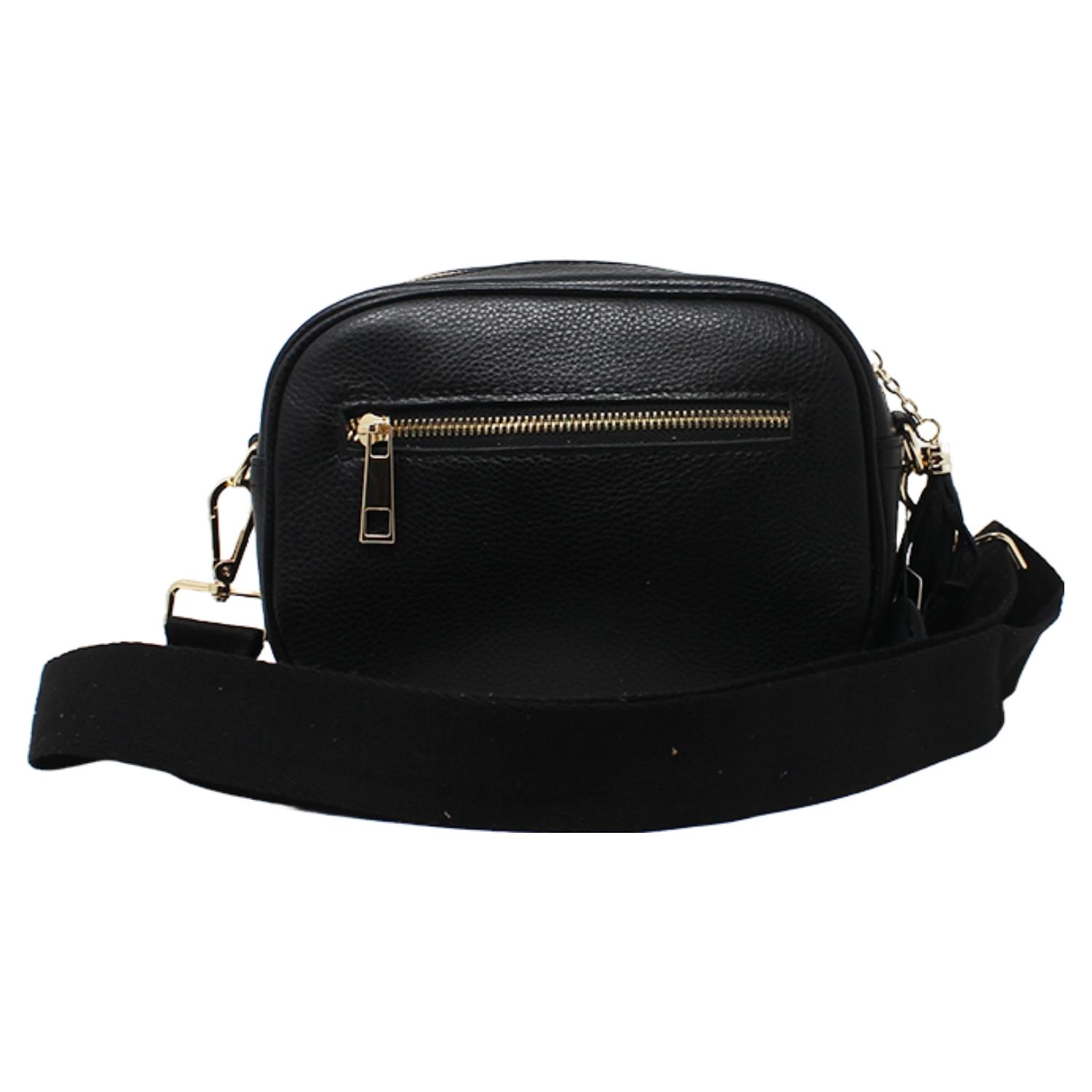 Real Leather Small Crossbody Bag Women Shoulder Handbag with Bee Decor - Picture 9 of 47