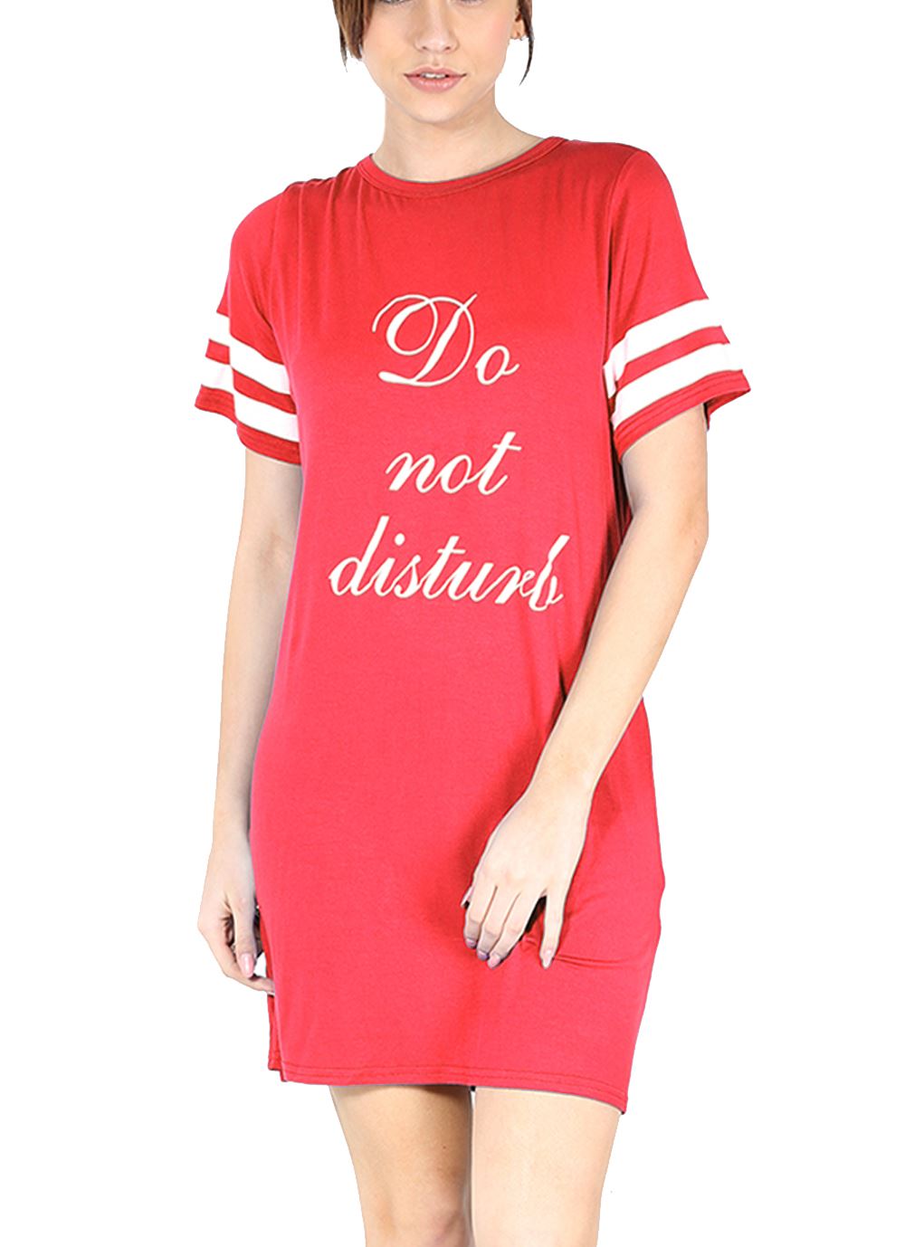 Womens Ladies Nothing to wear Baggy Oversize Round Neck Tunic T Shirt Mini Dress - Picture 22 of 42