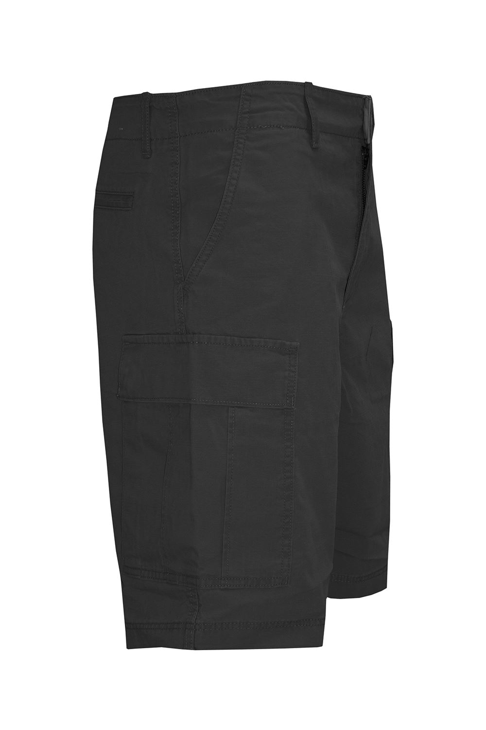 Mens 3//4 Cargo Plain Belted Zip Up Multi Pockets Combat Casual Trousers Shorts