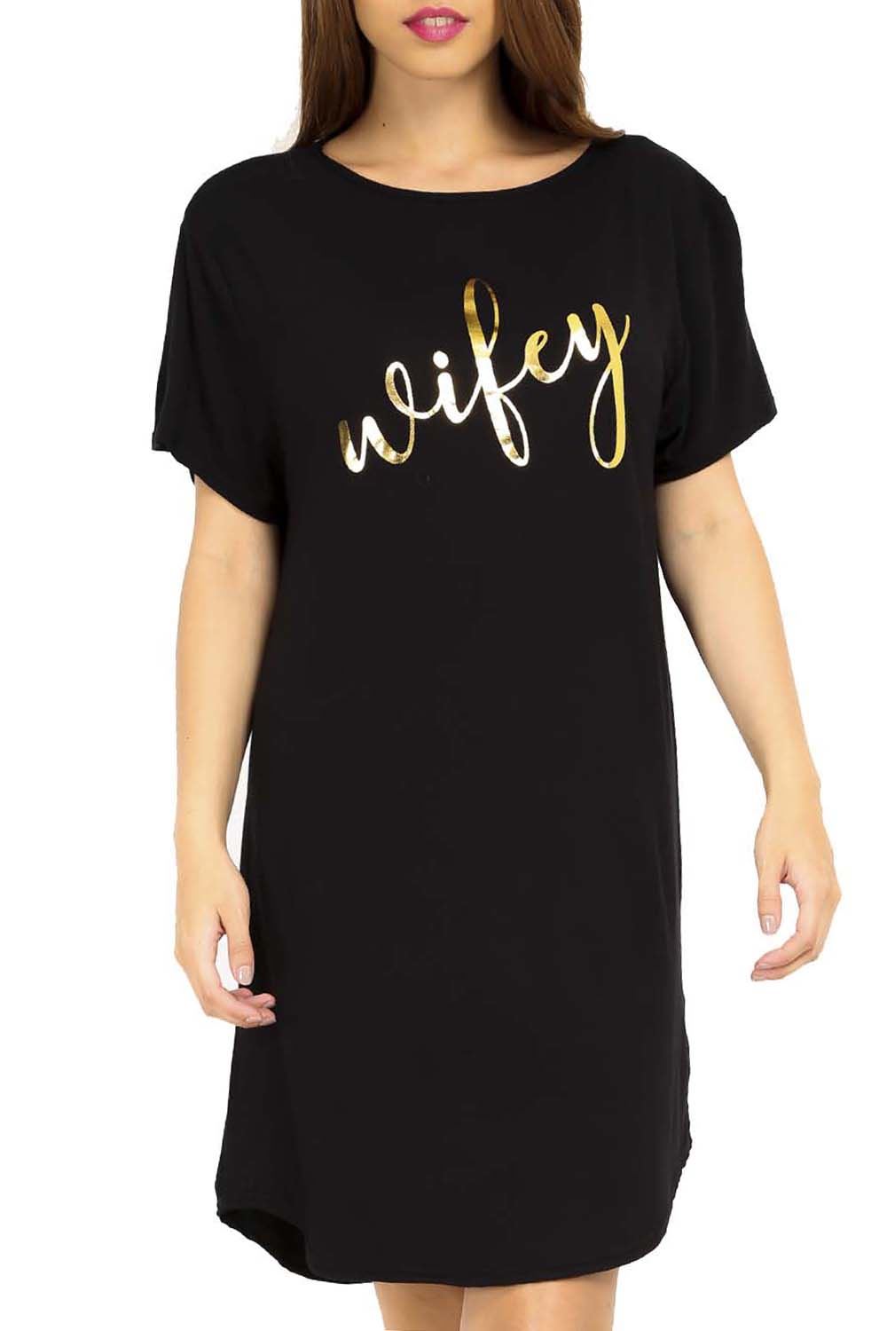 wifey t shirt dress