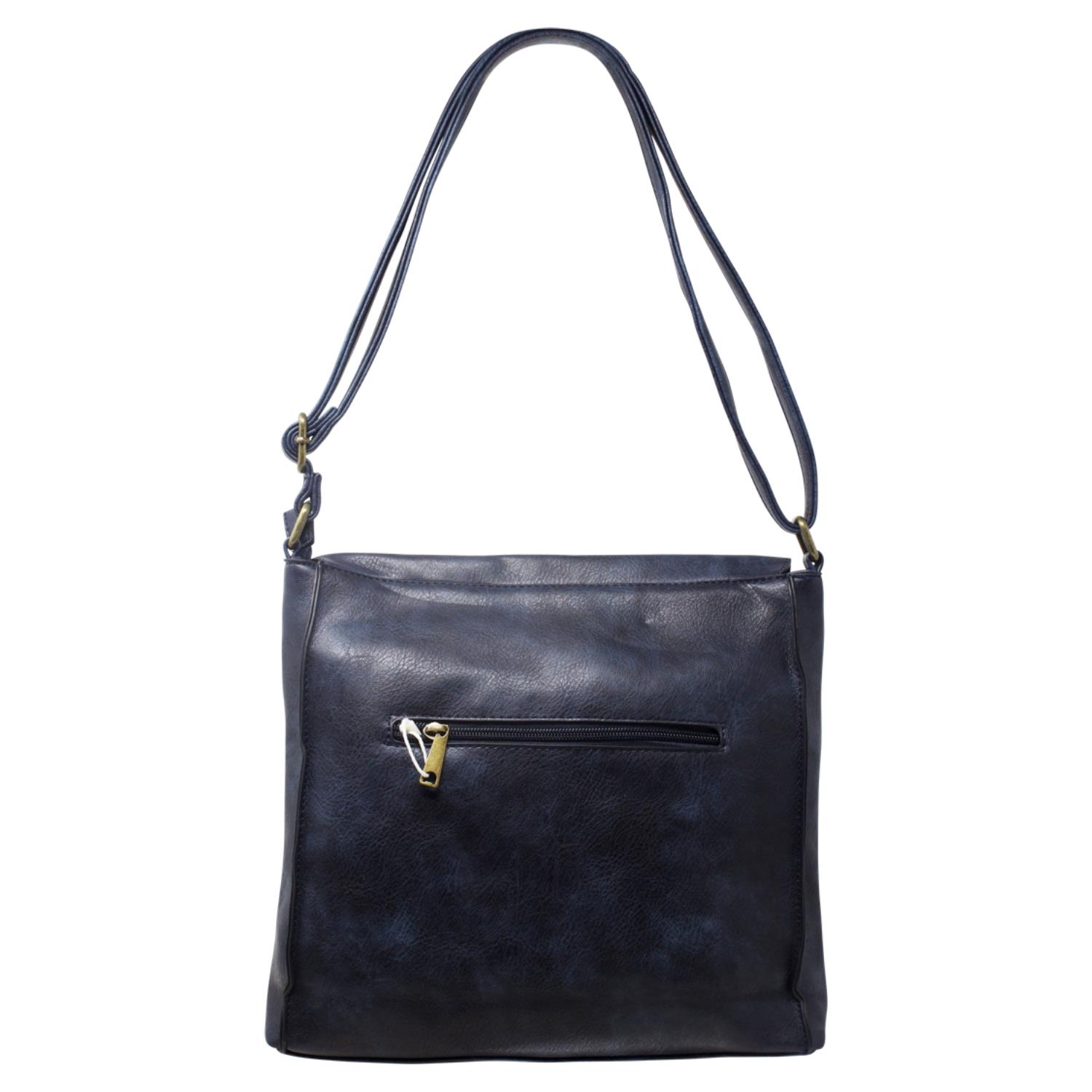 Unisex Adjustable Strap Crossbody Shoulder Bag Spacious Design Casual Handbag - Picture 12 of 56