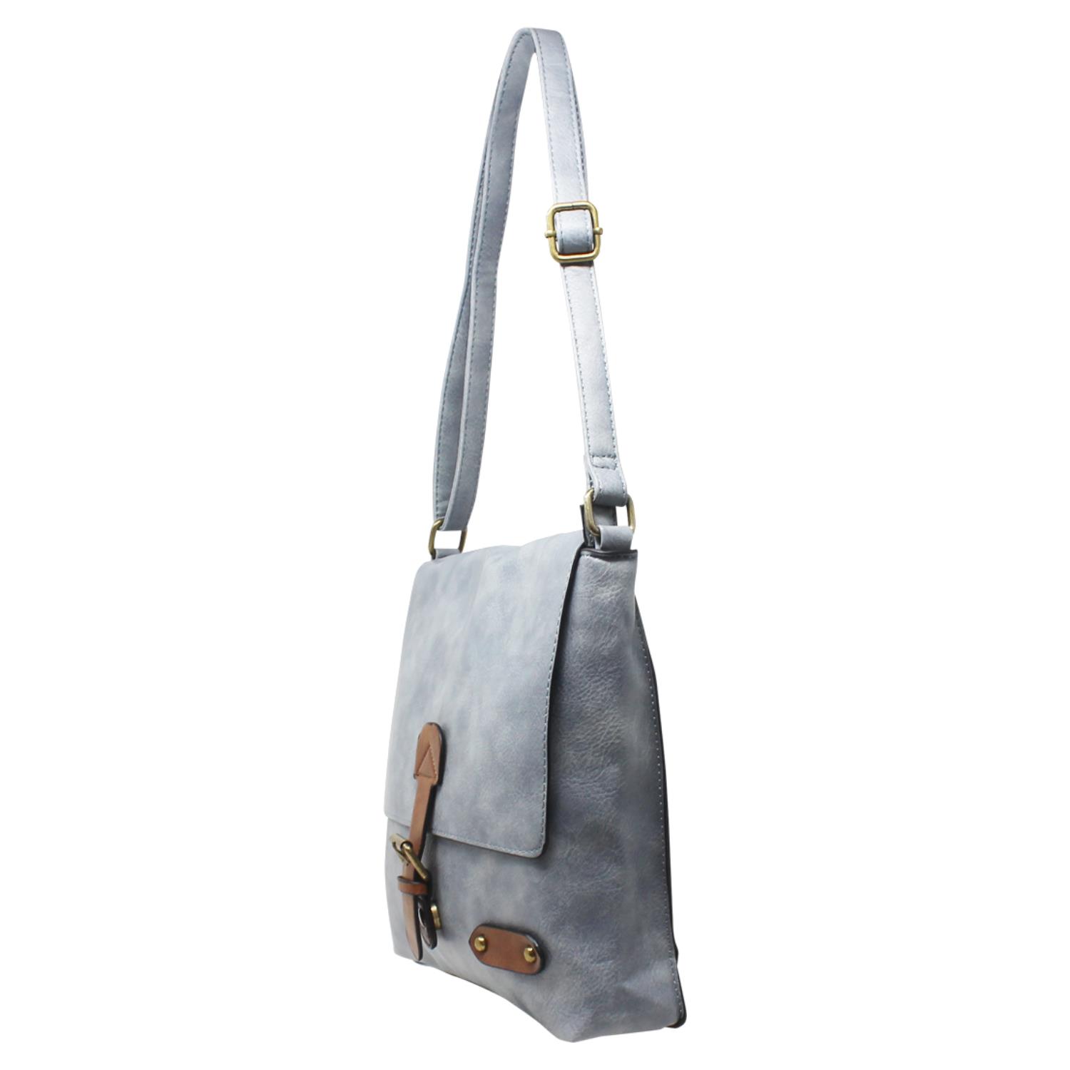 Unisex Adjustable Strap Crossbody Shoulder Bag Spacious Design Casual Handbag - Picture 53 of 56
