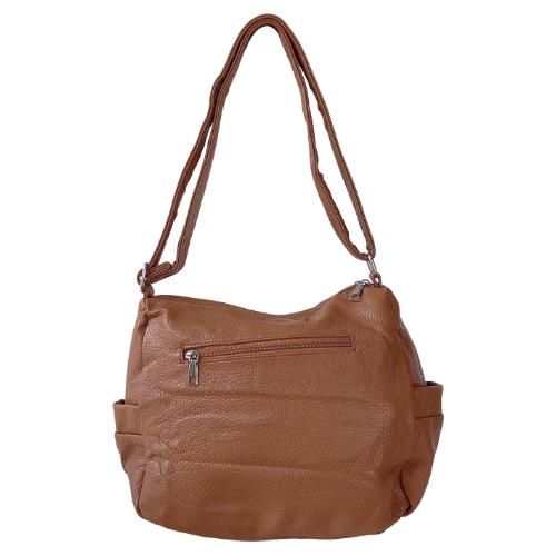 Womens Crossbody Handbag Ladies Quilted Shoulder Bag Multiple Zips Lightweight - Picture 21 of 28