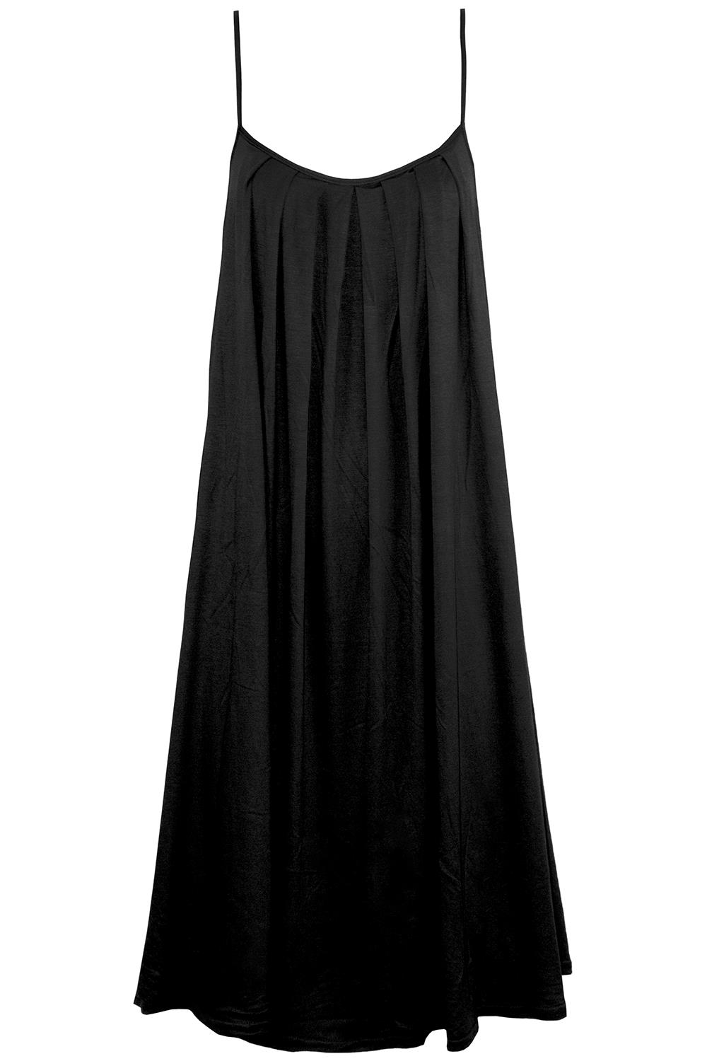 Ladies Sleeveless Camisole Womens Floaty Flare Strappy Skater Swing Dress - Picture 34 of 55