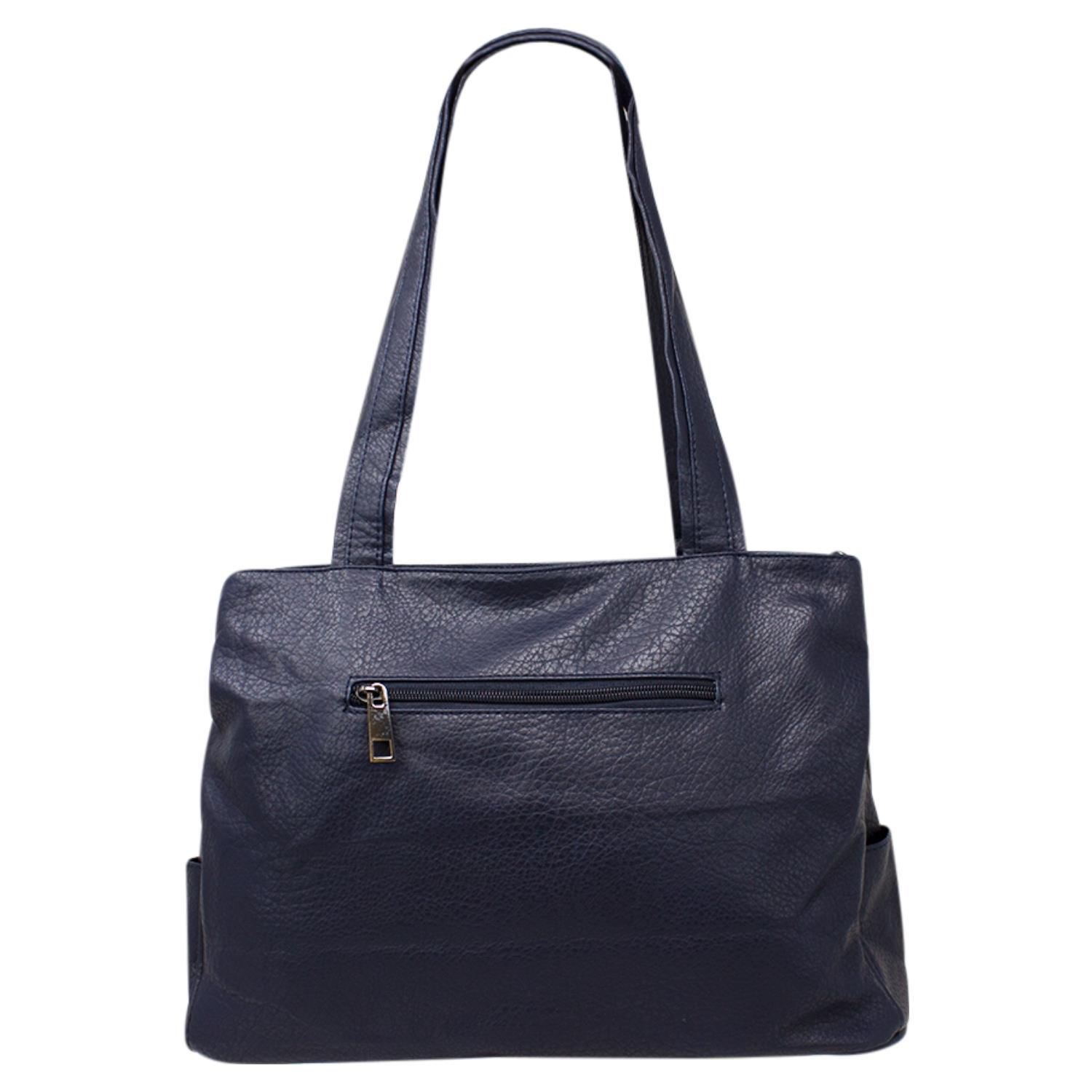 Ladies Shoulder Bag with Organised Pockets Multi Compartments Women Work Handbag - Picture 7 of 27