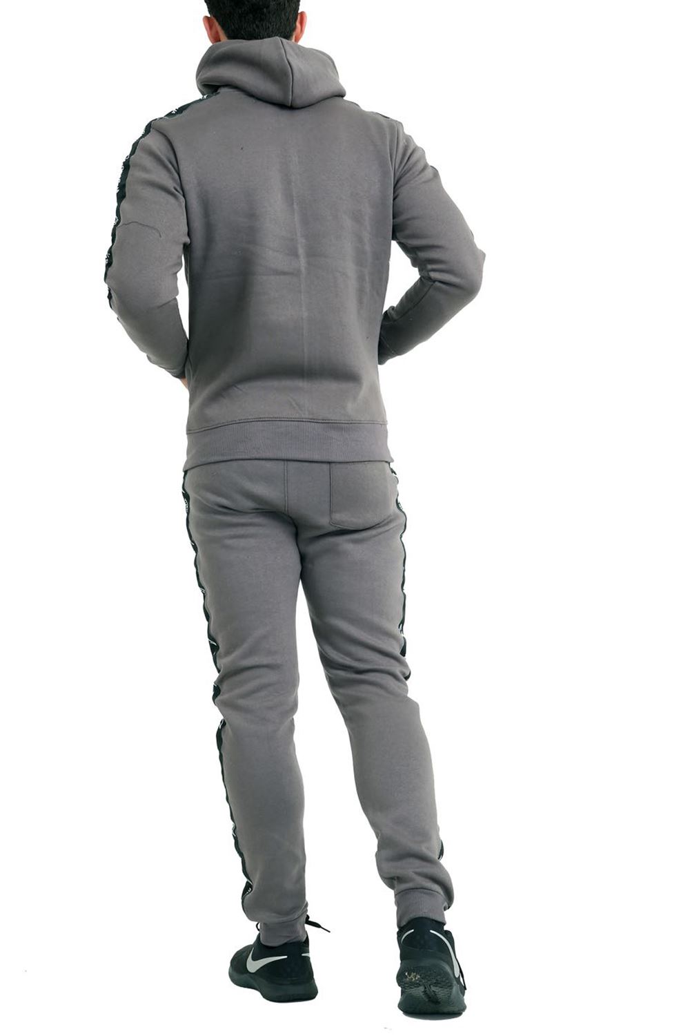 Mens Hooded Hoodie Sweatshirt Sergio Italia Jog Joggers Top Gym Sports Tracksuit