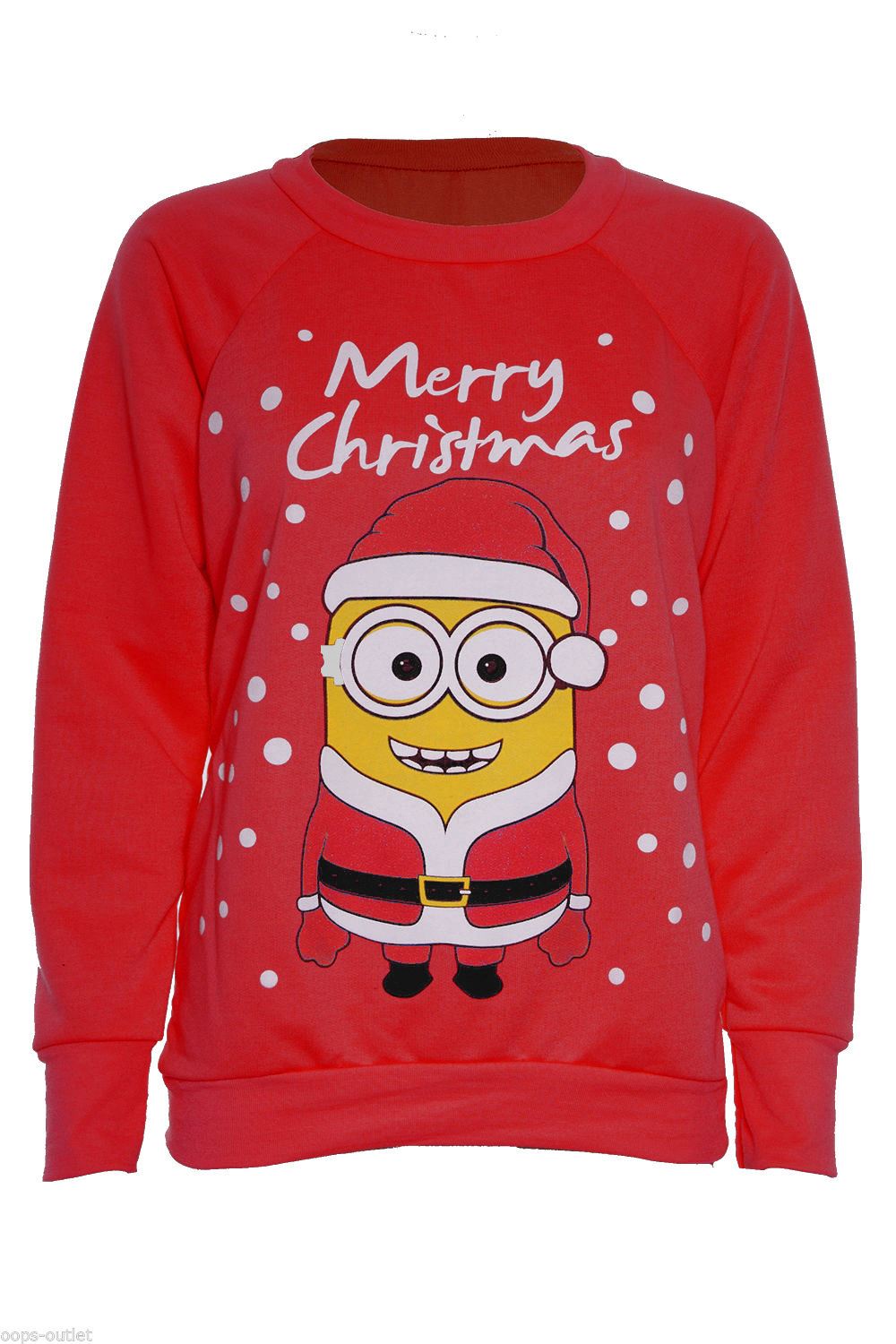 Womens Ladies Long Sleeve Christmas Novelty Reindeer Knit Sweater Sweatshirt Top eBay